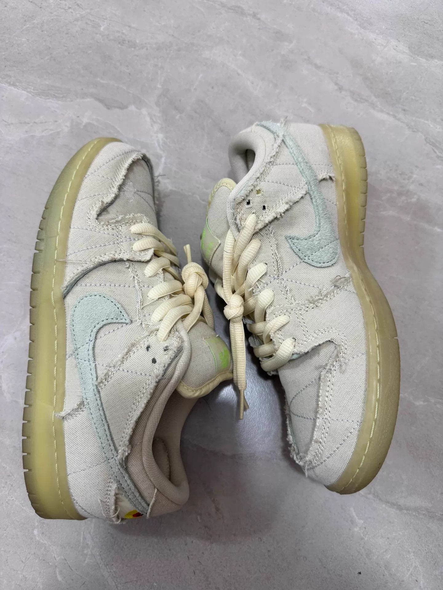Nike Nike Dunk SB Mummy Halloween GlowPale Ivory Low 42 Size US 9 / EU 42 - 4 Thumbnail