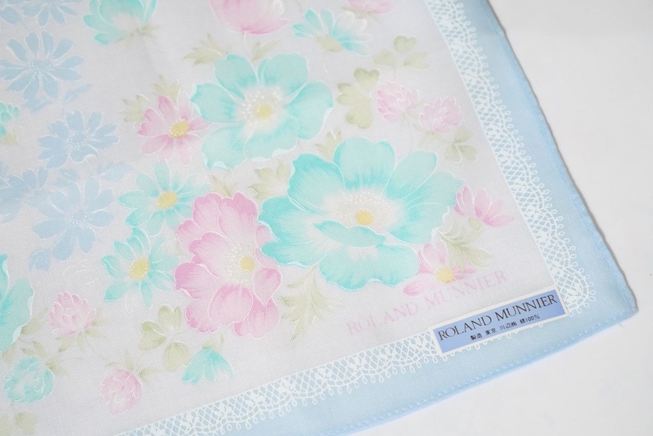Japanese Brand ROLAND MUNNIER Japanese Handkerchief Size ONE SIZE - 2 Thumbnail