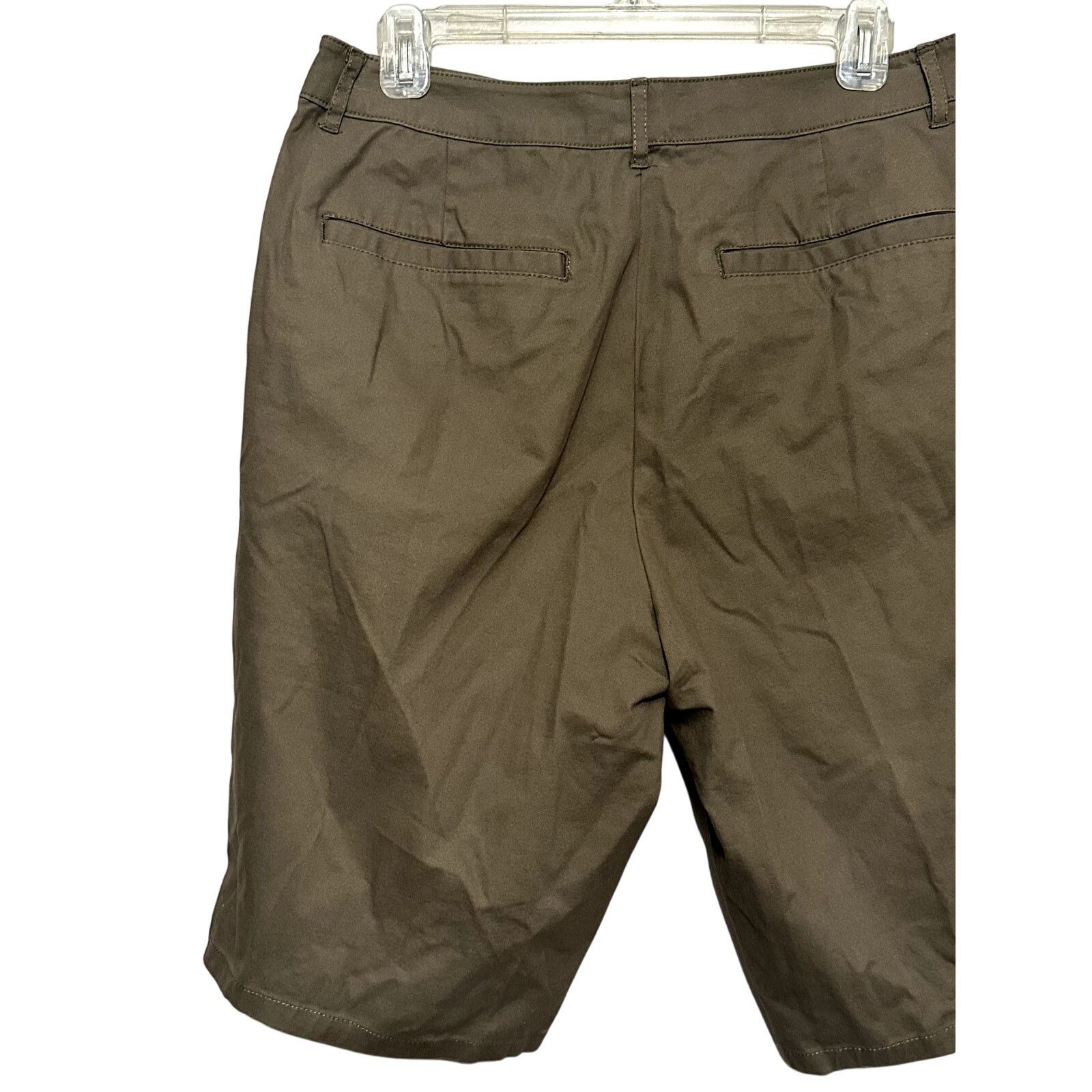 Asos ASOS Chino Shorts Pocket Relaxed Fit Dark Green Mens 30 NWOT Size US 30 / EU 46 - 7 Thumbnail