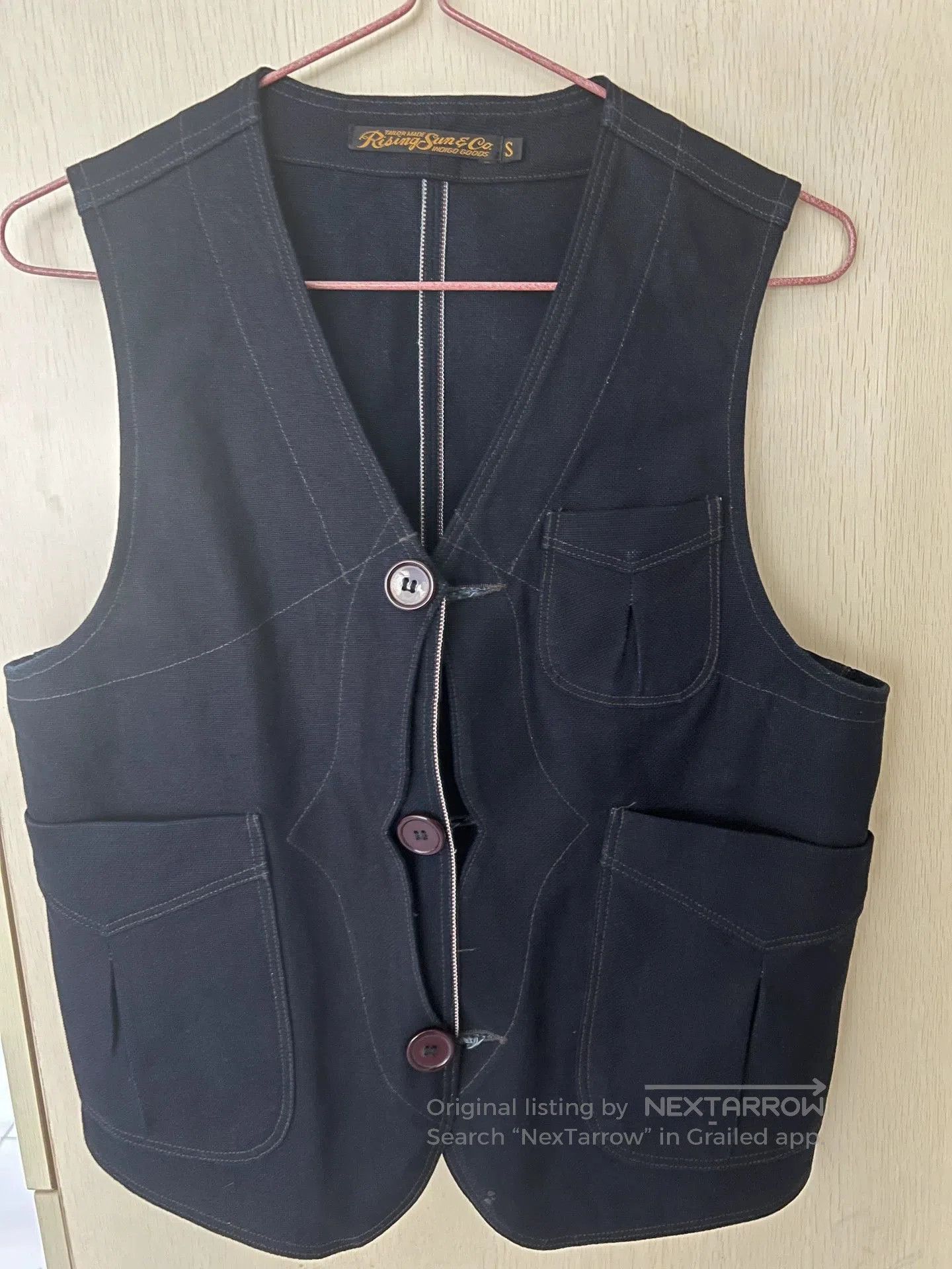 Rising Sun & Co. Rising Sun Vintage Vest Indigo Goods. Size US M / EU 48-50 / 2 - 1 Thumbnail