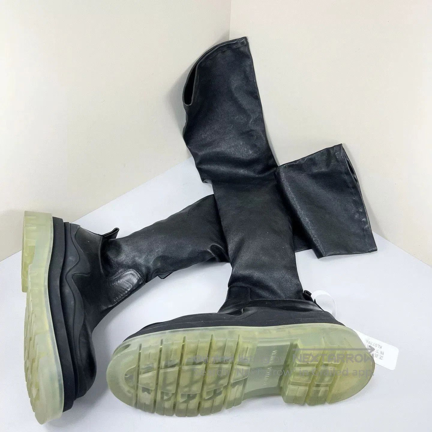 Bottega Veneta Bottega Veneta Lambskin Over-the-Knee Boots. Size US 7 / IT 37 - 5 Thumbnail