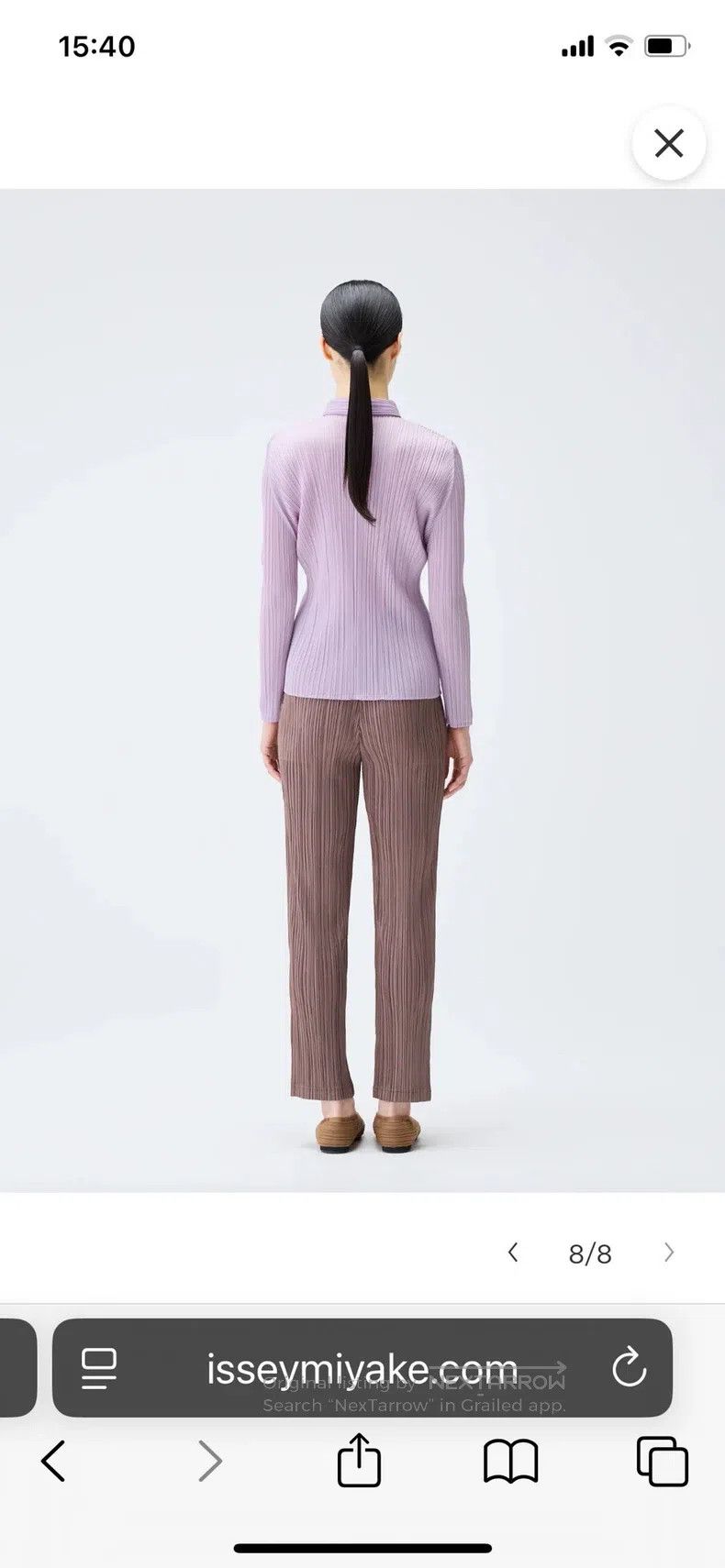 Issey Miyake Issey Miyake Pleated Collar Long Sleeve Shirt Size L / US 10 / IT 46 - 9 Thumbnail