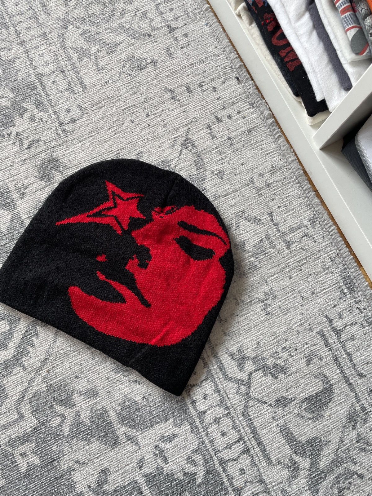 Other Vintage Y2K Beanie Hat Avant Garde Big Star Face Japanese Size ONE SIZE - 2 Thumbnail