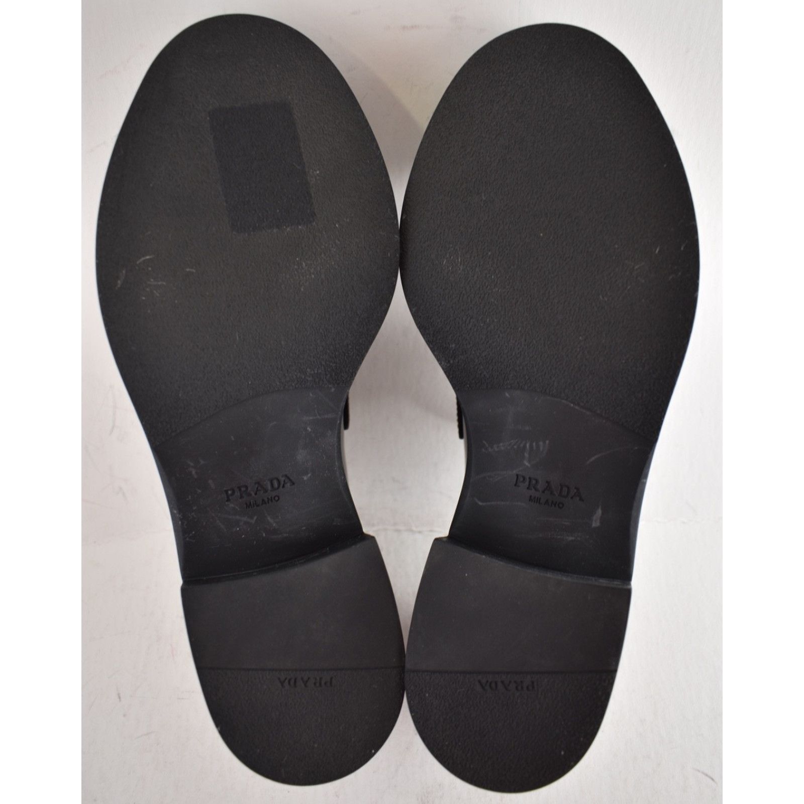 Prada Prada Triangle Logo Fume Brown Black Platform Loafer 41.5 Size US 8.5 / EU 41-42 - 15 Thumbnail