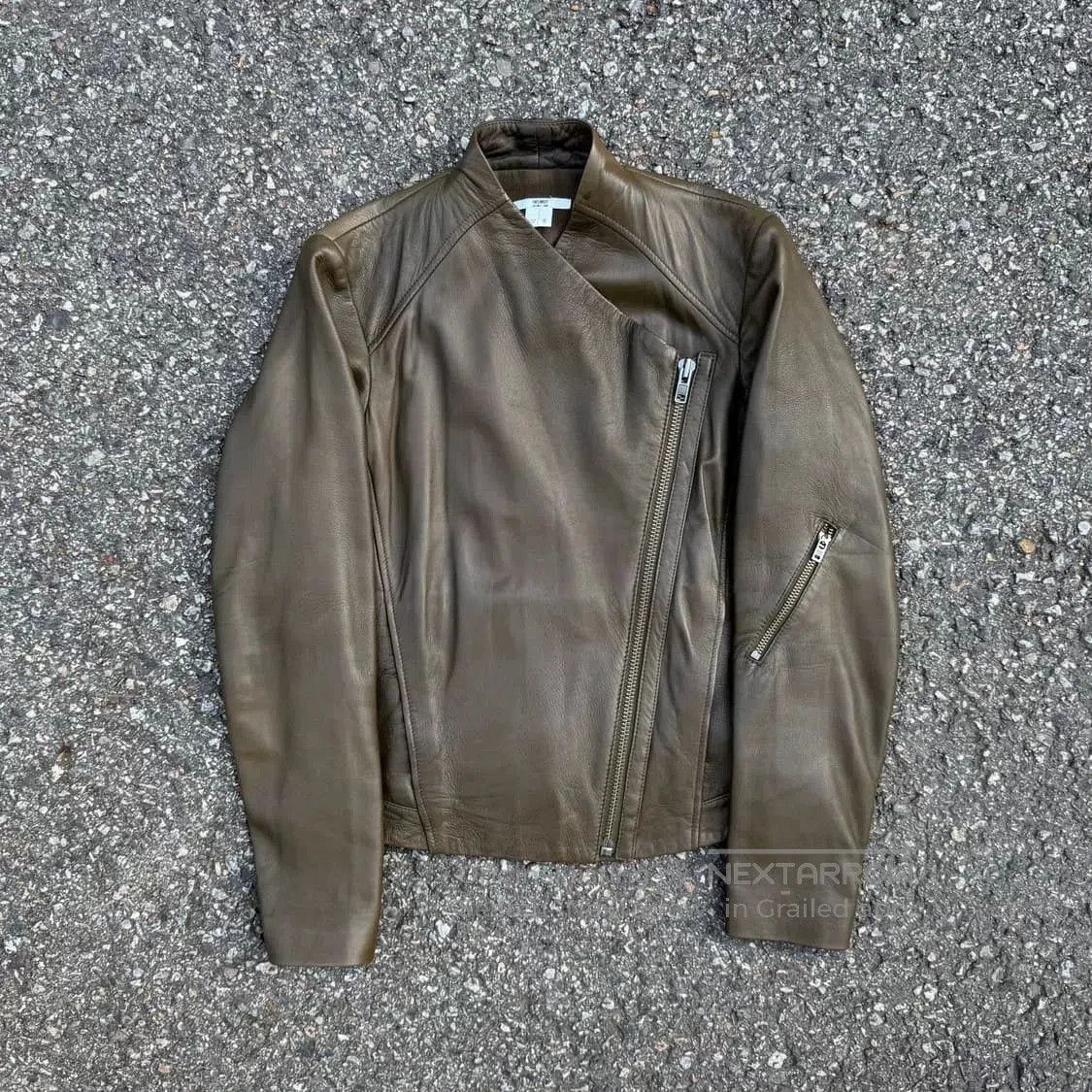Helmut Lang Helmut Lang Vintage Leather Jacket. Size US M / EU 48-50 / 2 - 2 Thumbnail