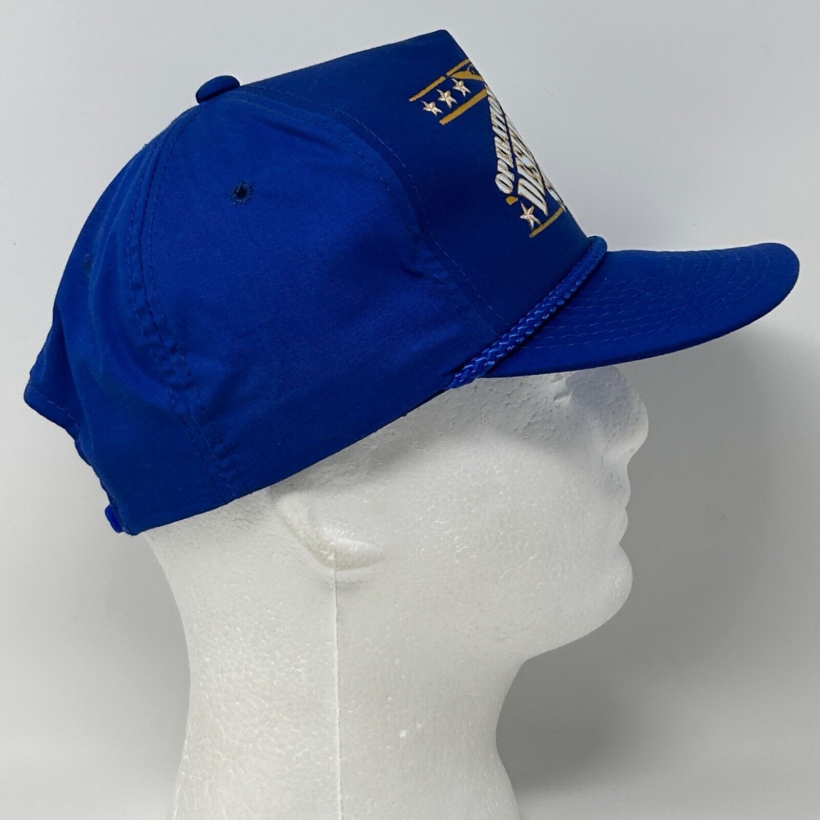 Vintage Vintage Operation Desert Storm Hat Baseball Cap War Blue Size ONE SIZE - 8 Thumbnail