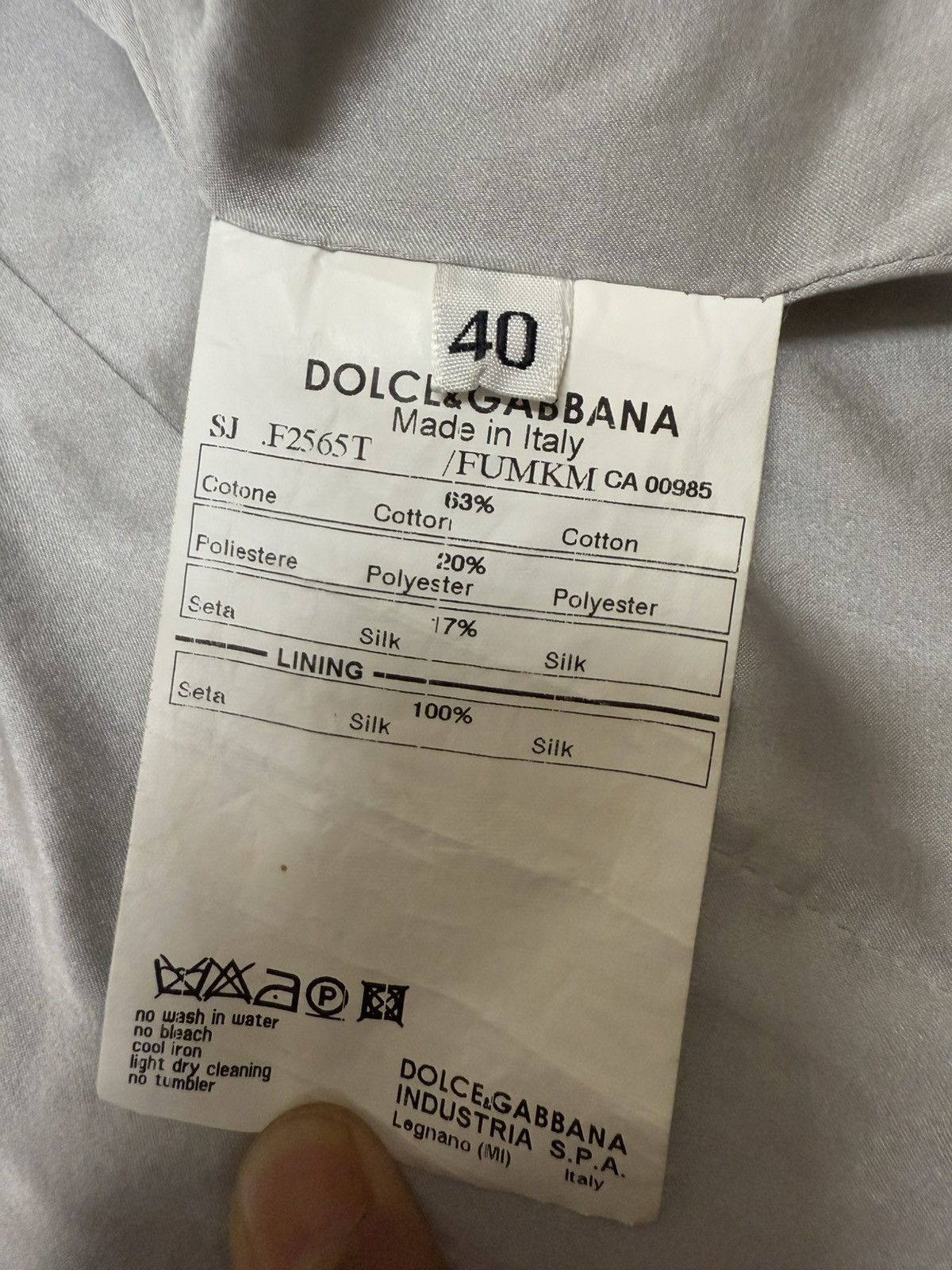 Dolce & Gabbana Dolce & Gabbana Women’s Career Double Colar Linen Blazer Size XS / US 0-2 / IT 36-38 - 8 Thumbnail
