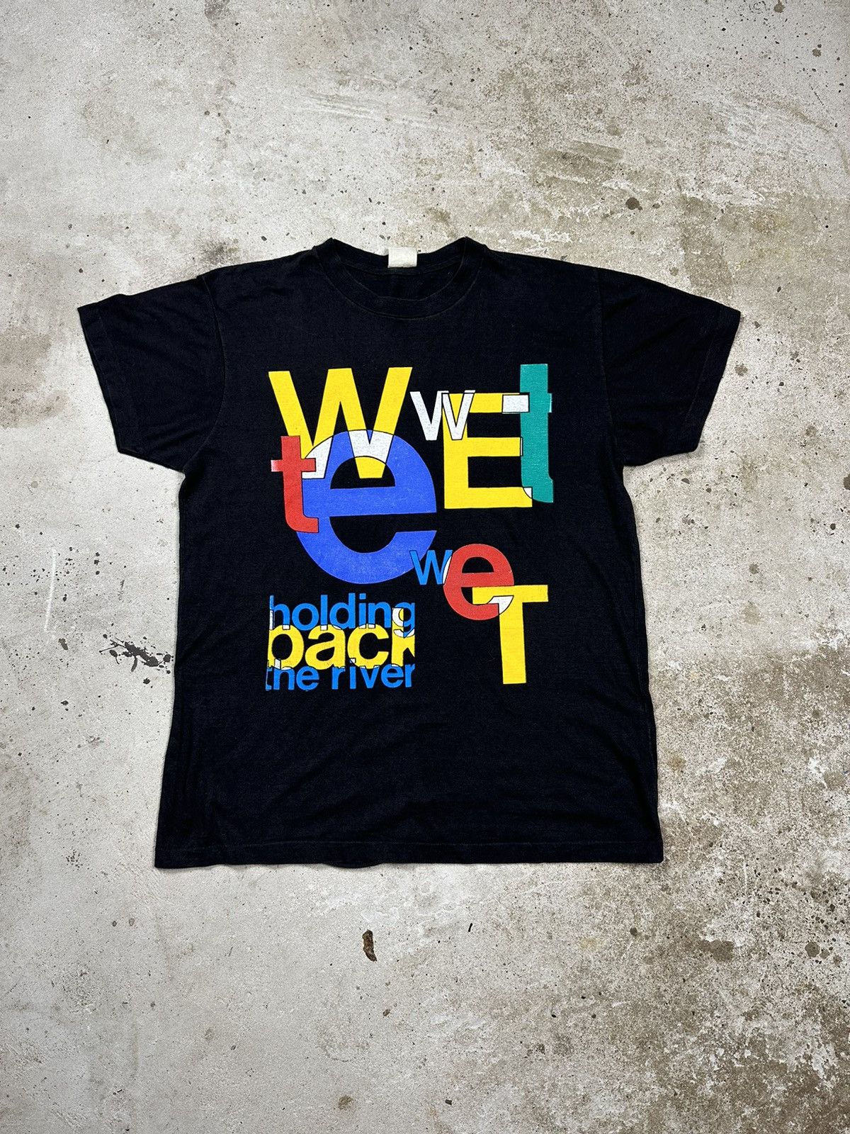 ‼️ Vintage 80s Wet Wet Wet Tour Holding Back The River Tee