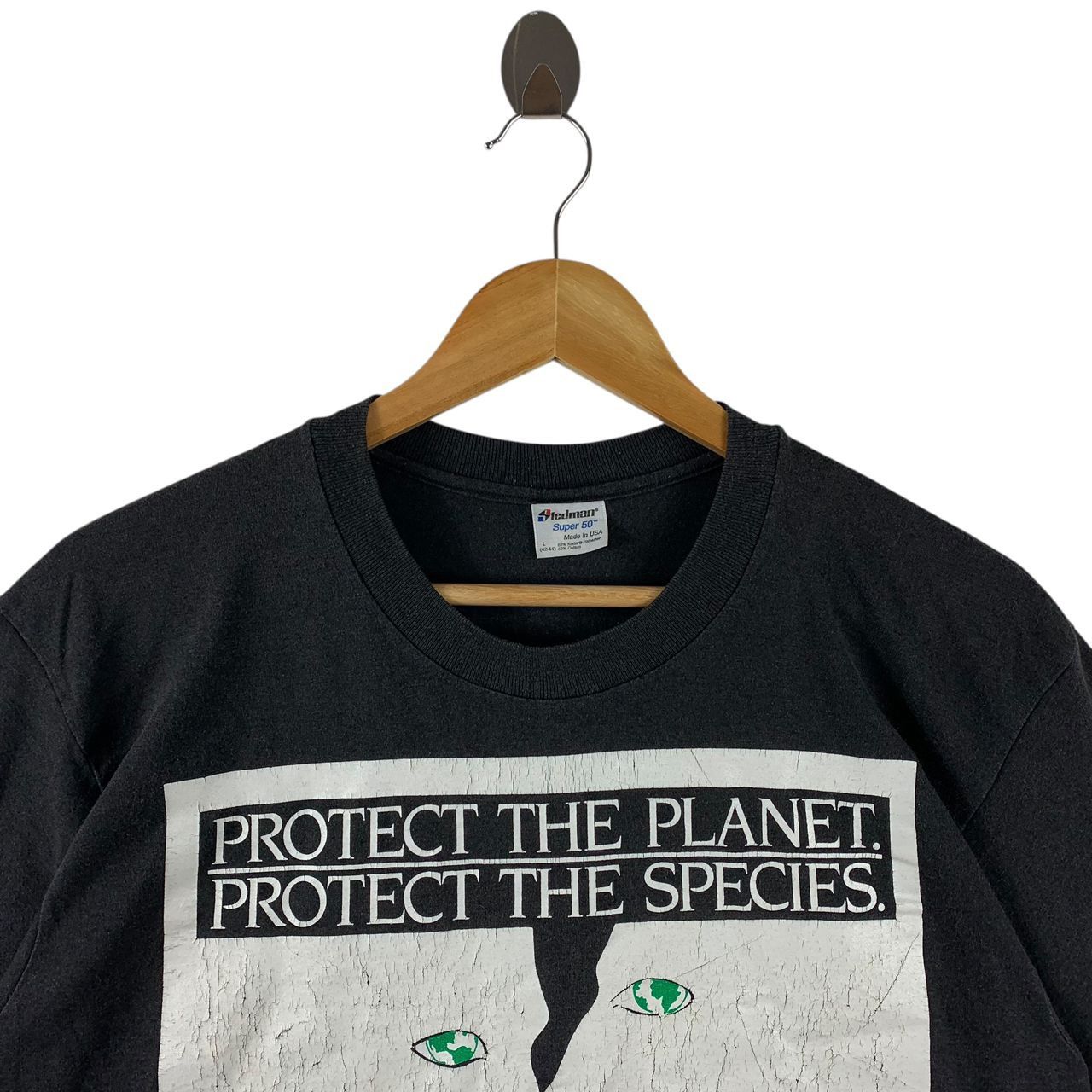 Habitat × Vintage Vintage 90s PROTECT THE PLANET tee graphic art habitat earth Size US L / EU 52-54 / 3 - 2 Thumbnail