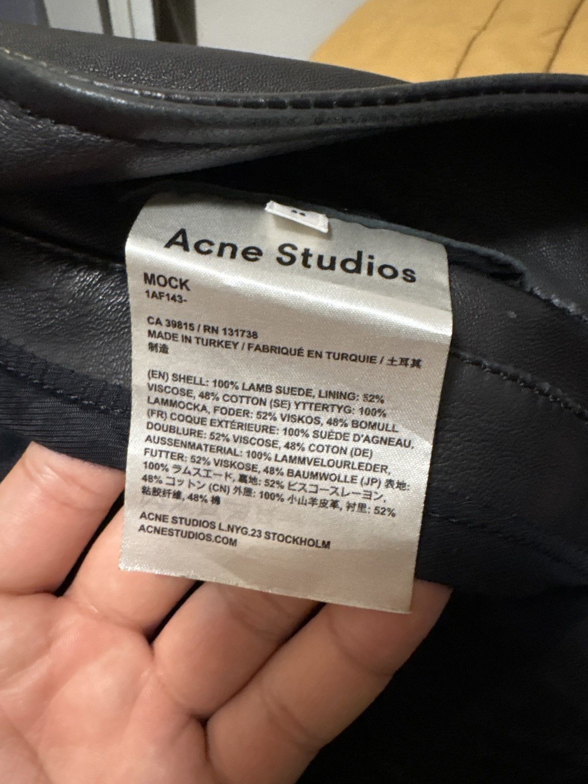 Acne Studios Acne Studios Leather Jacket Size XS / US 0-2 / IT 36-38 - 9 Thumbnail