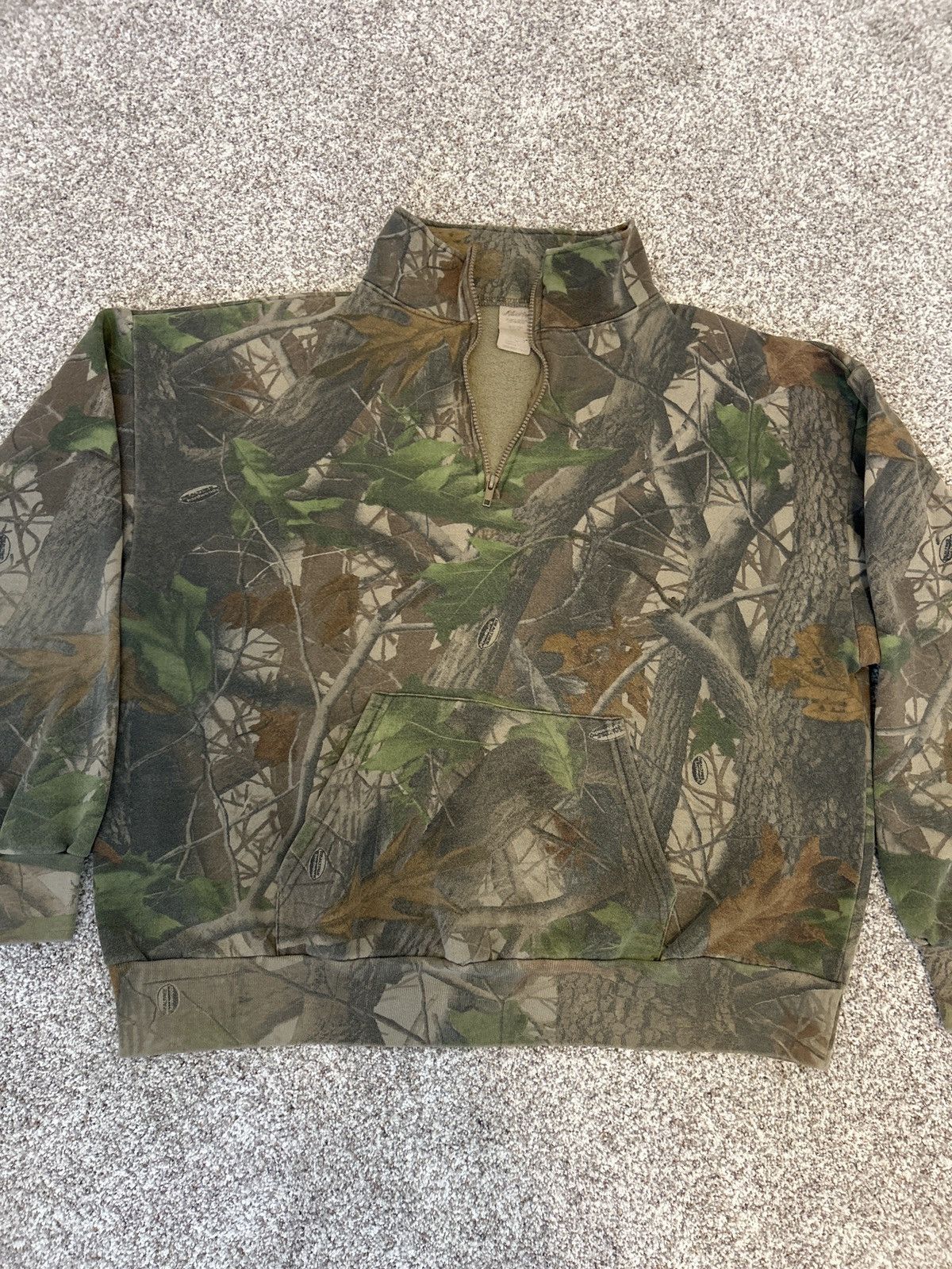 Realtree Vintage Realtree 1/4 zip sweatshirt Size US XL / EU 56 / 4 - 1 Thumbnail