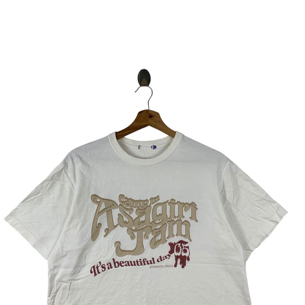 Vintage ASAGIRI JAM SMASH Japan Tour Arena Concert Staff Tee Shirt Size US M / EU 48-50 / 2 - 2 Thumbnail