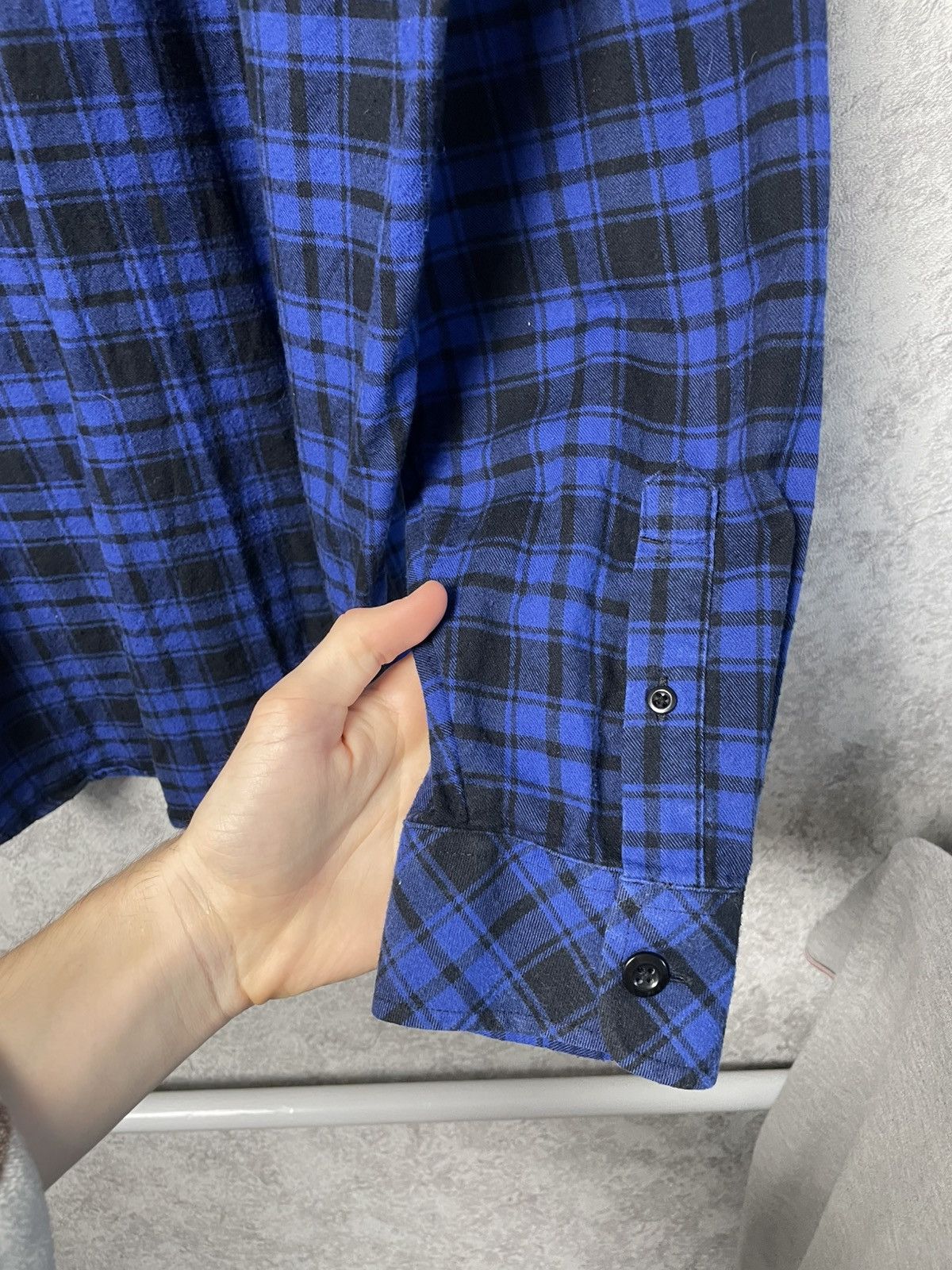 Carhartt Carhartt Blue Flannel Long Sleeve Button-Up Shirt Size US XL / EU 56 / 4 - 16 Thumbnail