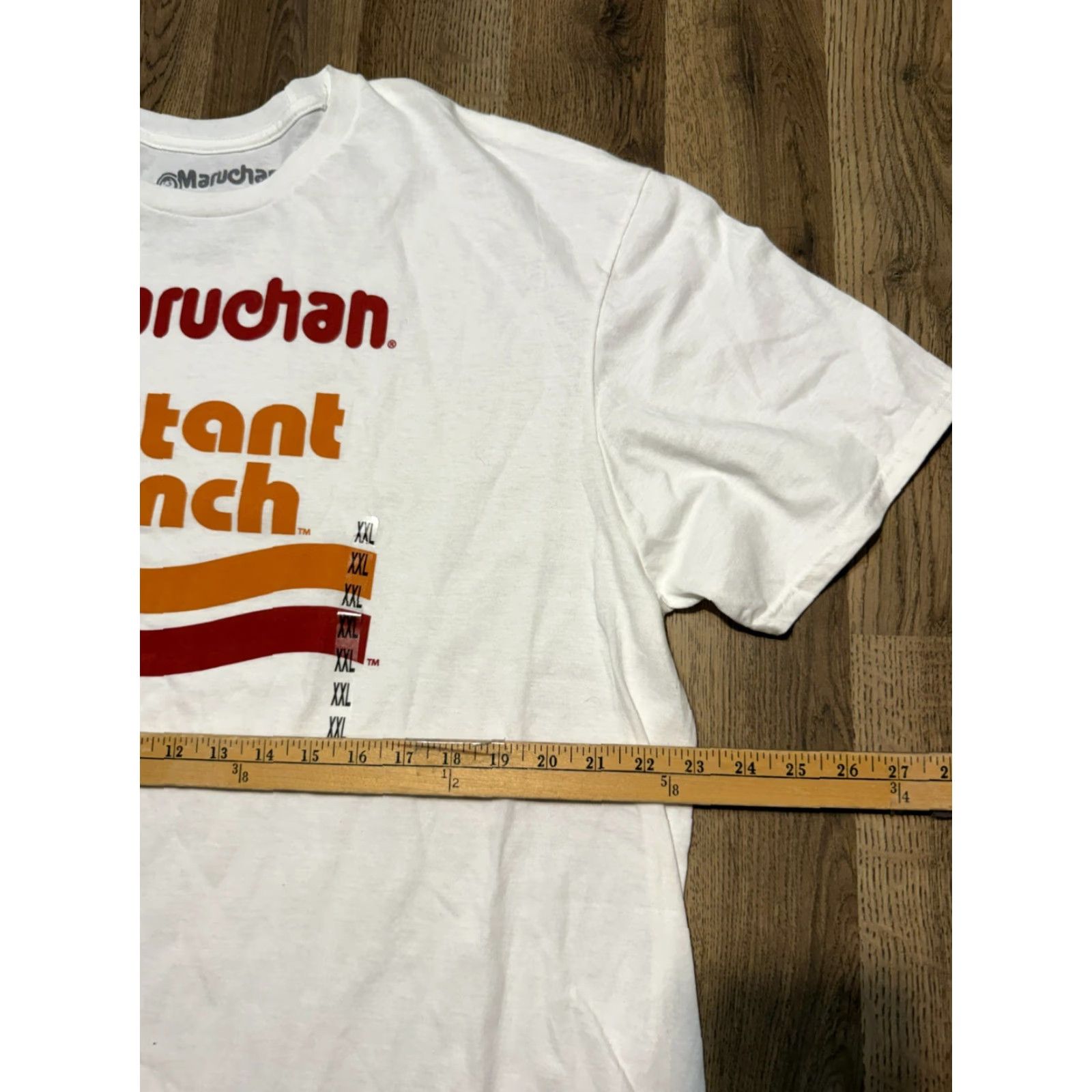 Vintage Maruchan Shirts Men's 2X White Short Sleeve Crew Neck Graphic Print T-Shirt Size US XXL / EU 58 / 5 - 7 Thumbnail