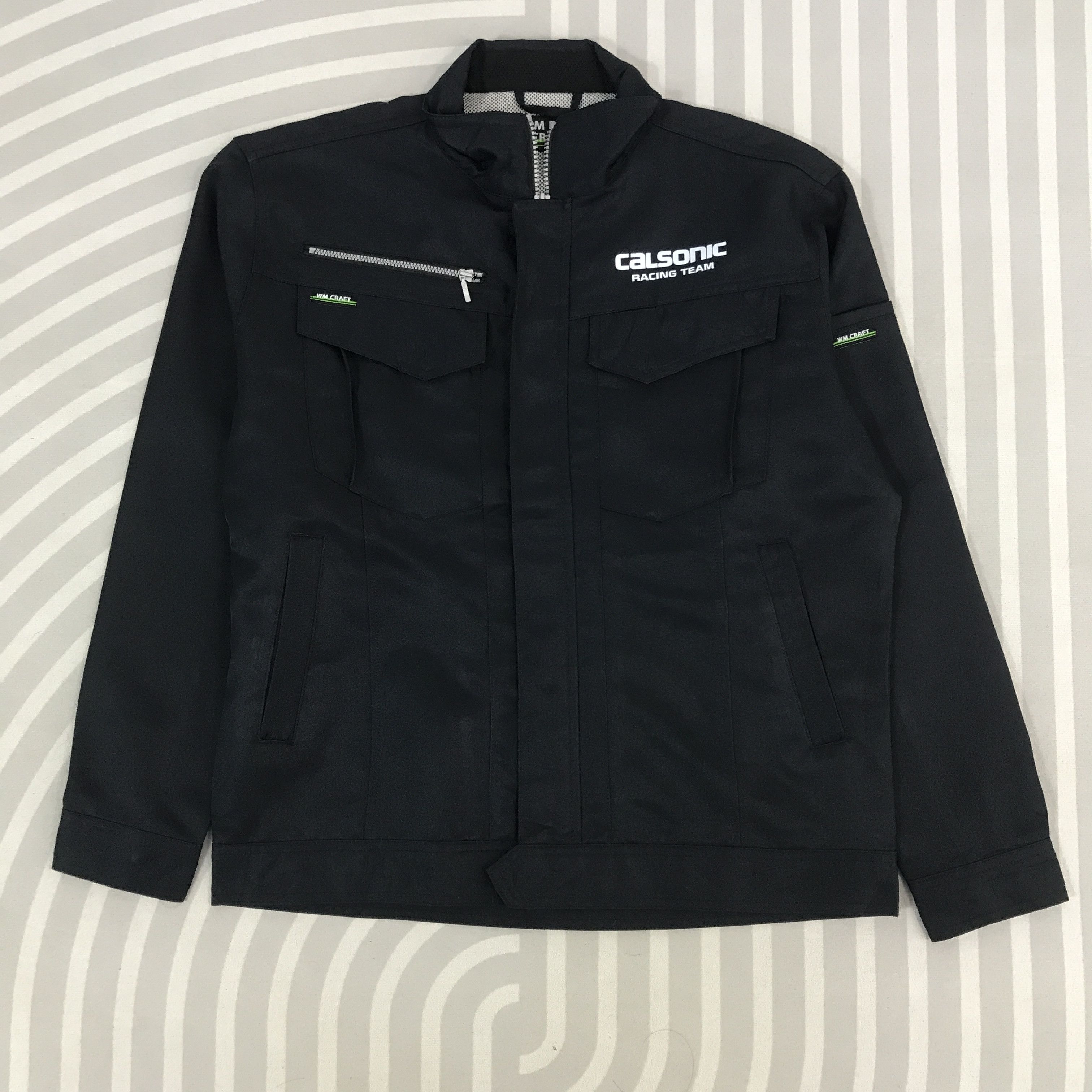 Japanese Brand × Vintage Vtg Calsonic Racing Team Nissan japan uniform custom Jacket Size US L / EU 52-54 / 3 - 2 Thumbnail
