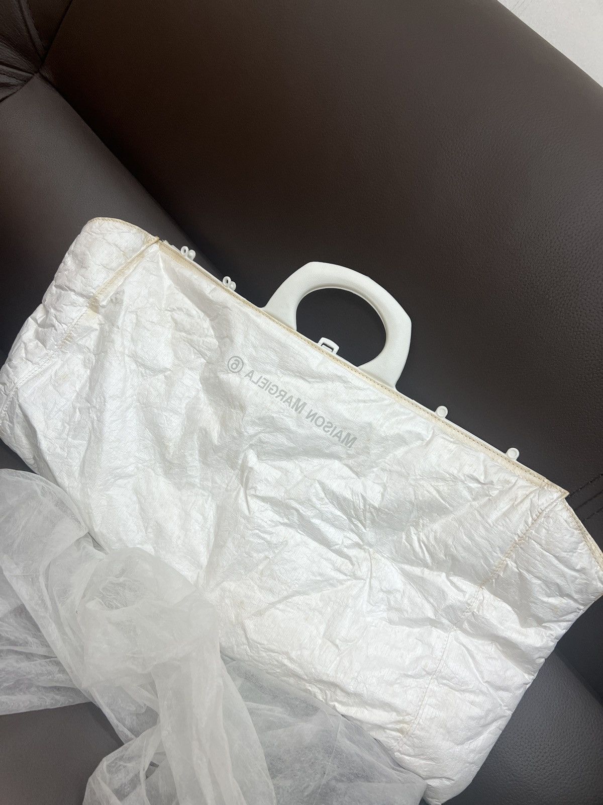 Maison Margiela 🔥 Rare! MM6 White Pillow Shopping tote bag handbag Size ONE SIZE - 11 Thumbnail