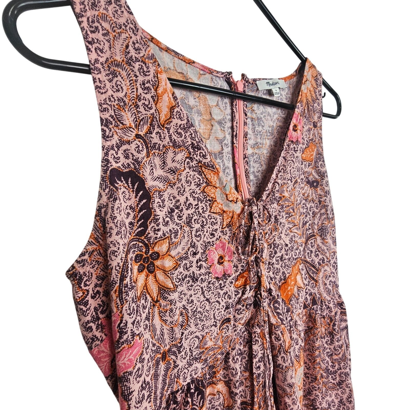 Madewell Madewell Bali Light Petal Block Print Midi Dress 4 Wedding Size S / US 4 / IT 40 - 6 Thumbnail