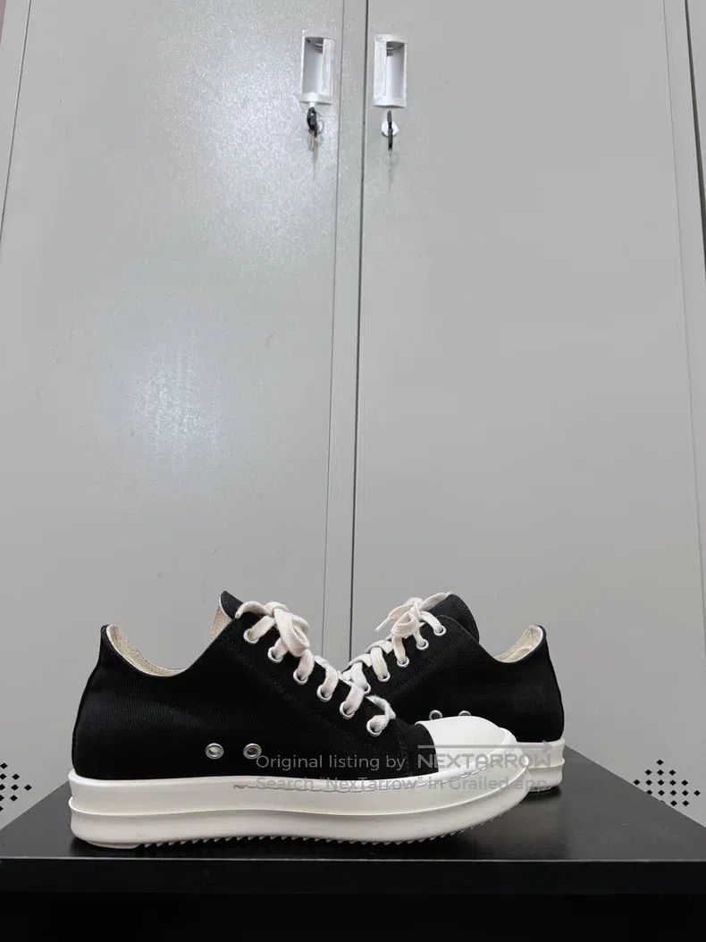 Rick Owens Rick Owens Premium Side Star High-top Converse Size US 5 / EU 37 - 5 Thumbnail