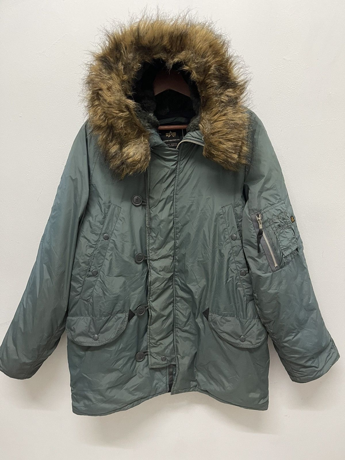 Alpha Industries VINTAGE Alpha Industries PARKAS FUR HOODIES Size US M / EU 48-50 / 2 - 7 Thumbnail