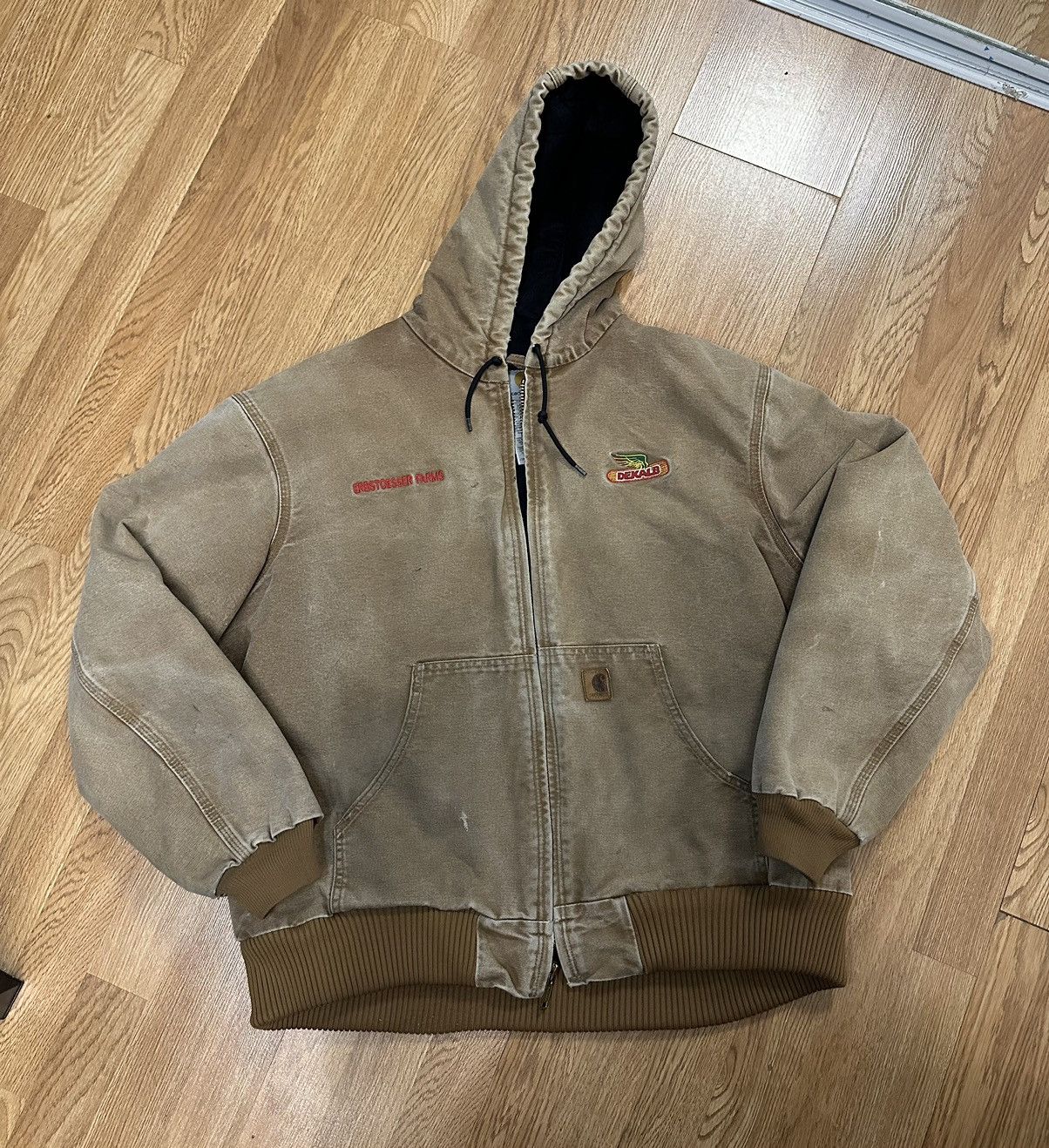 image of Carhartt Jacket in Brown Tan, Men's (Size XL)