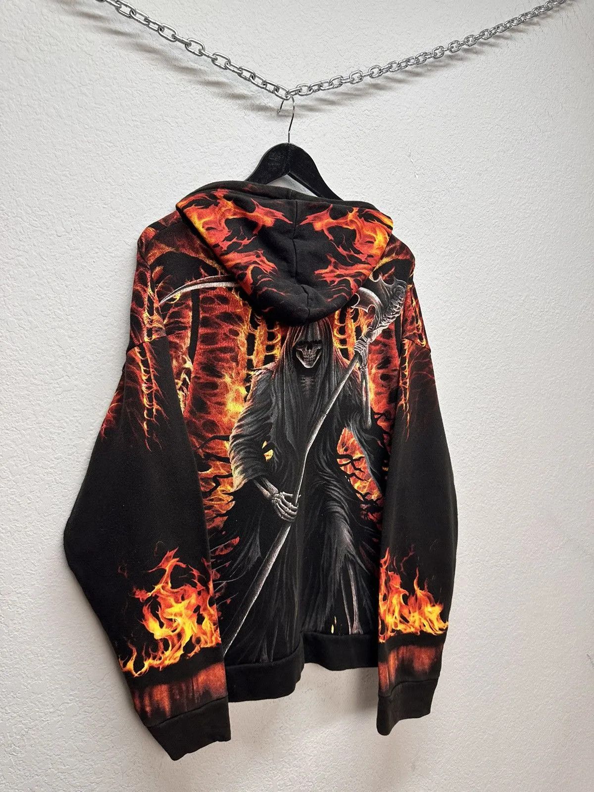 Band Tees 👉 Vintage 2000s Anarchy Graphic Pullover Hoodie Men’s Size US L / EU 52-54 / 3 - 14 Thumbnail