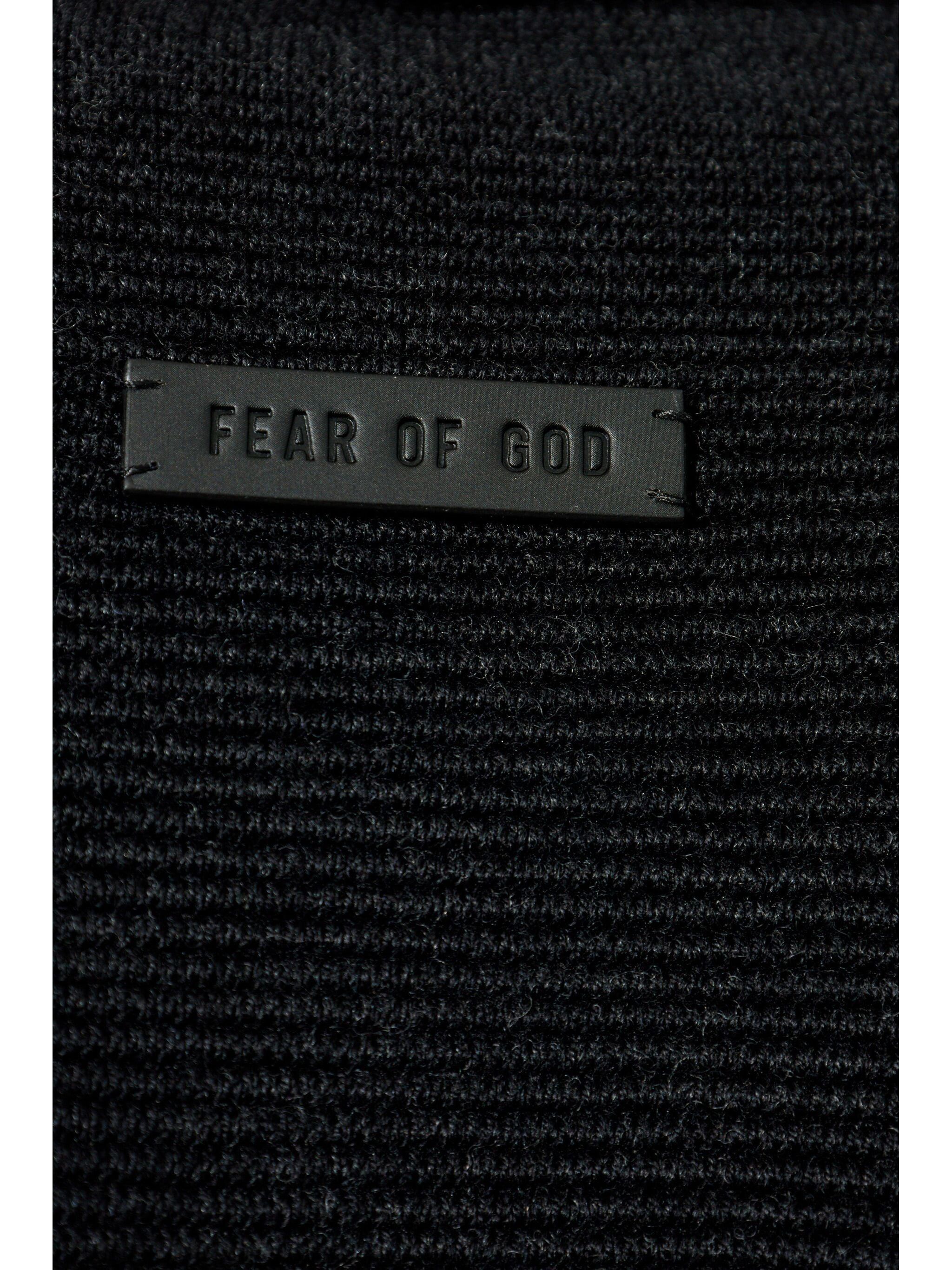Fear of God o1s22i1n1024 High-Neck Ottoman Pullover Sweater in Black Size US S / EU 44-46 / 1 - 5 Thumbnail