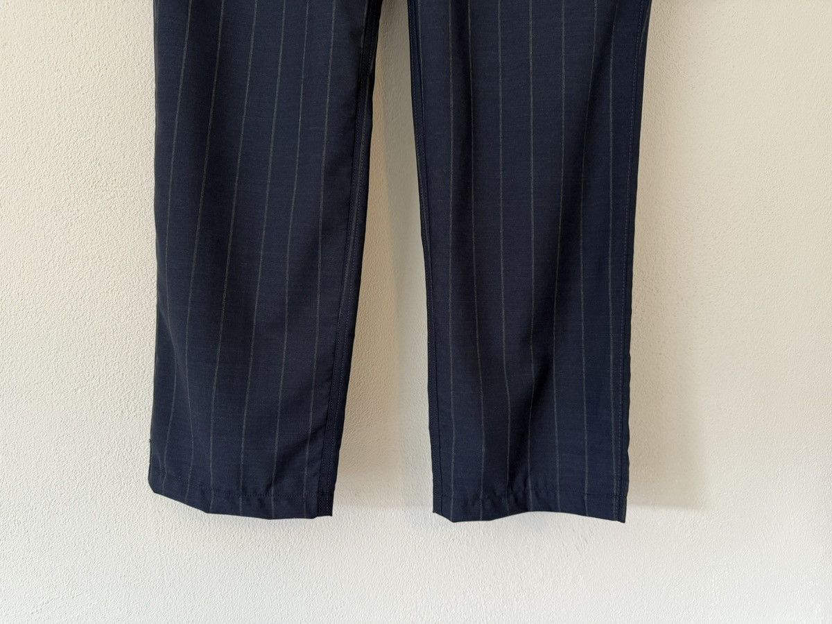 Brunello Cucinelli Brunello Cucinelli Navy Pinstripe Wool Trousers Size US 34 / EU 50 - 4 Thumbnail