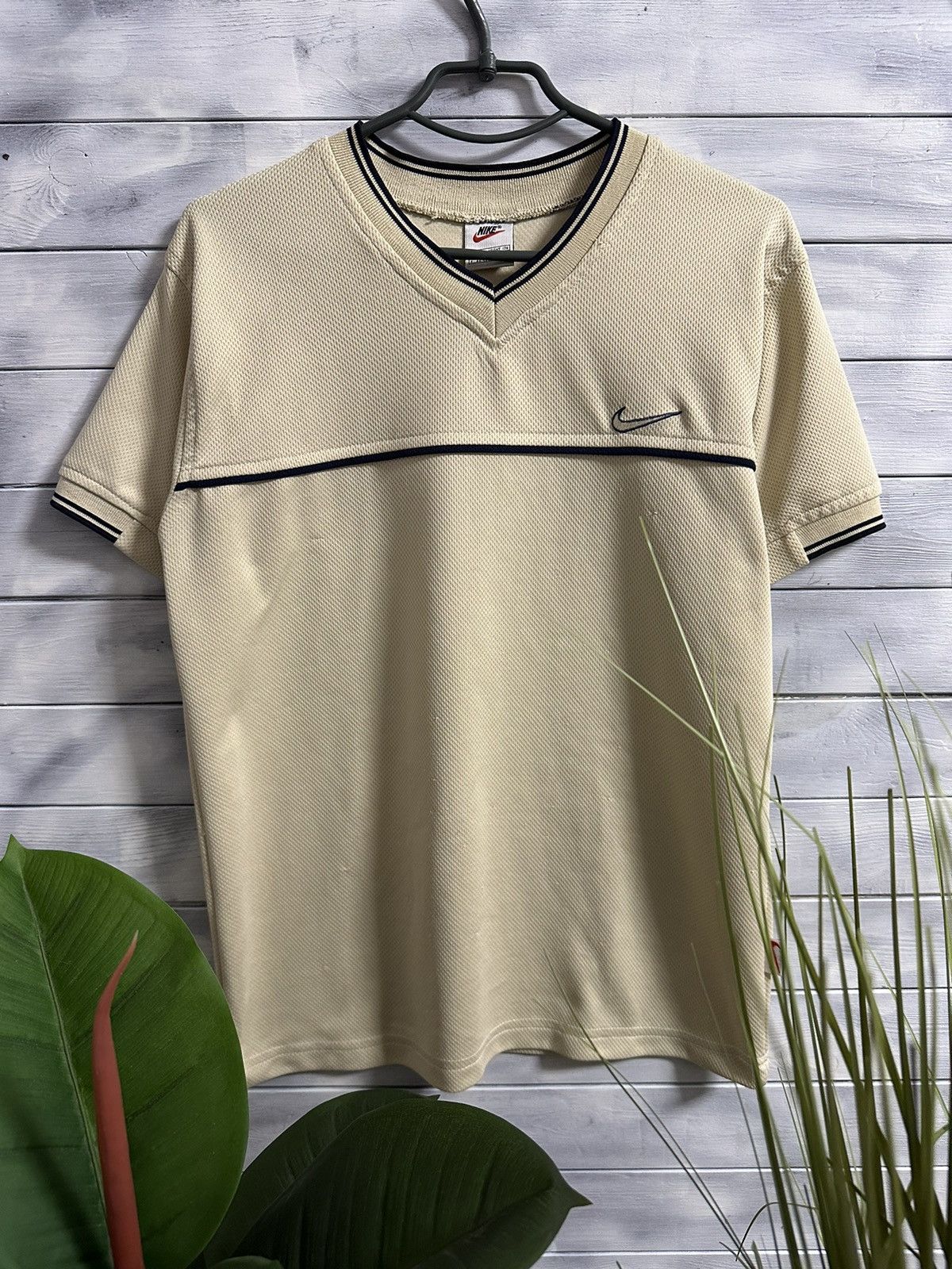 Nike Rare Vintage T-Shirt Nike 90’e. Small Swoosh Size US M / EU 48-50 / 2 - 1 Thumbnail