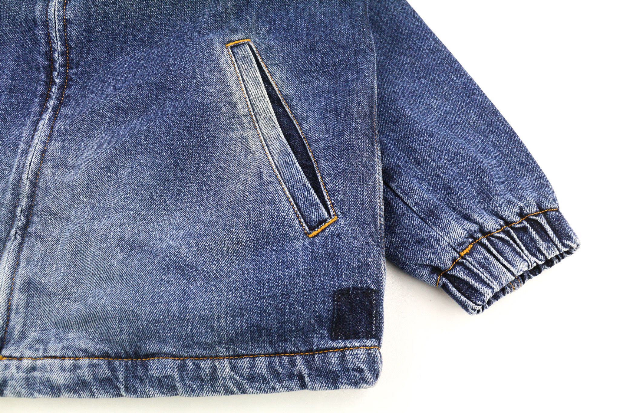 Nudie Jeans TORKEL VINTAGE BLUE XS Wool Lined Blue Jacket 80411 Size US XS / EU 42 / 0 - 6 Thumbnail