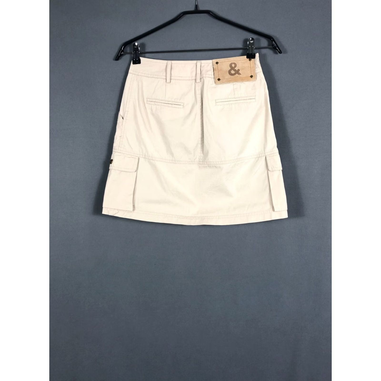 Dolce & Gabbana Dolce&Gabbana Cargo Skirt Cotton Beige Women Size 38 Skirt Short Pockets Logo Casual Style 90s? Size 26" / US 2 / IT 38 - 3 Thumbnail