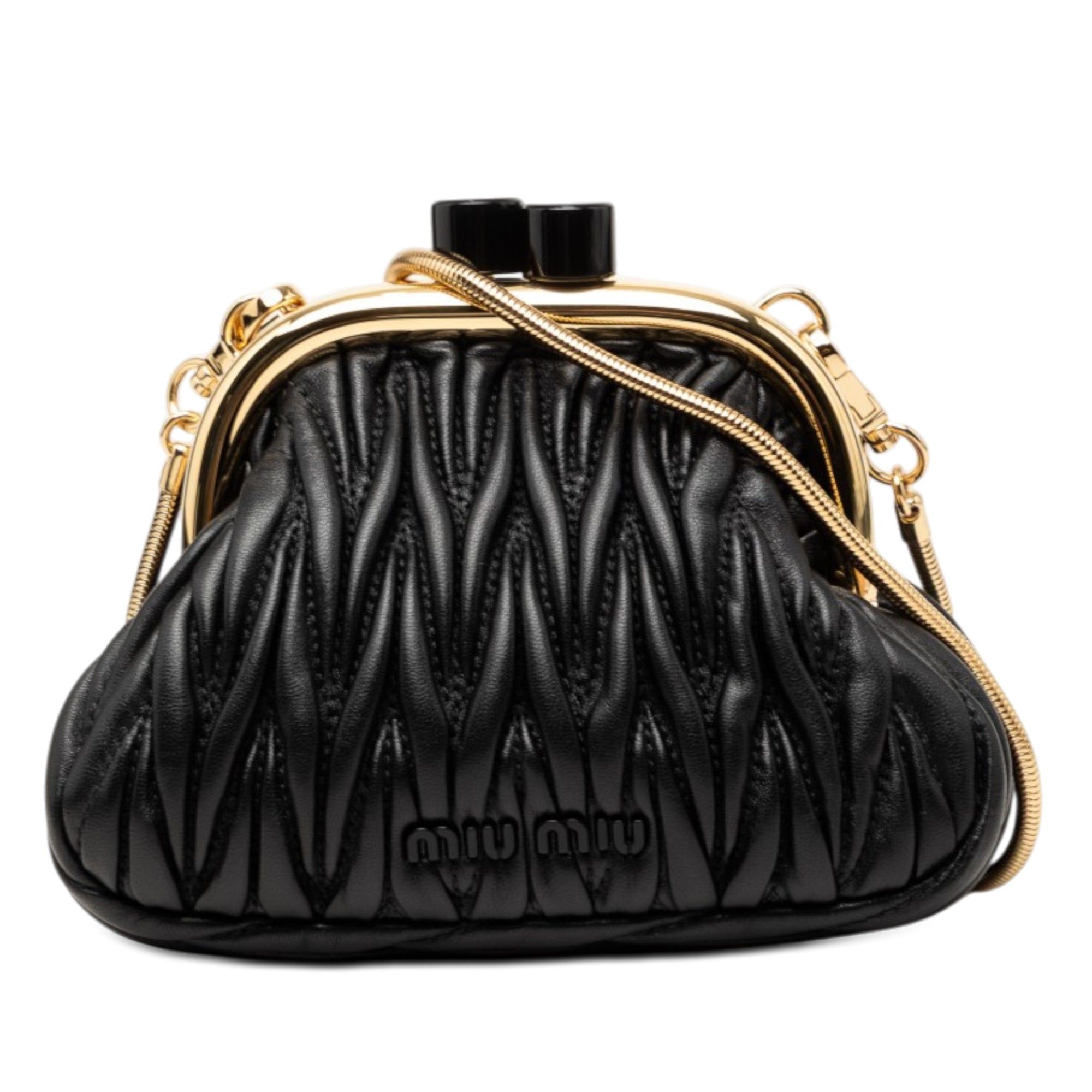 Miu Miu Matelasse Nappa Belle Crossbody Size ONE SIZE - 1 Thumbnail