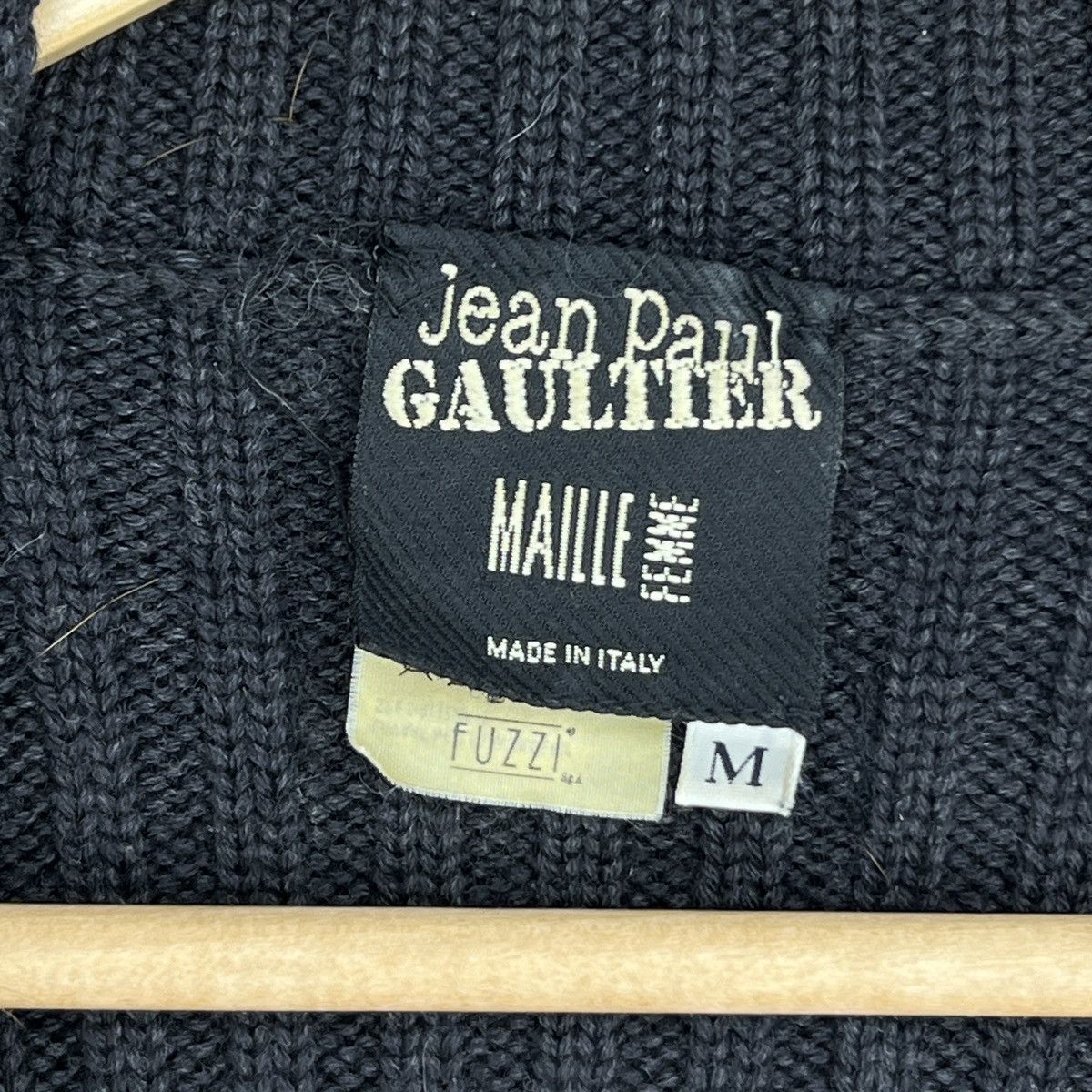 Jean Paul Gaultier Jean Paul Gaultier JPG Rabbit Fur Cardigan Knitwear Black Size M / US 6-8 / IT 42-44 - 4 Thumbnail