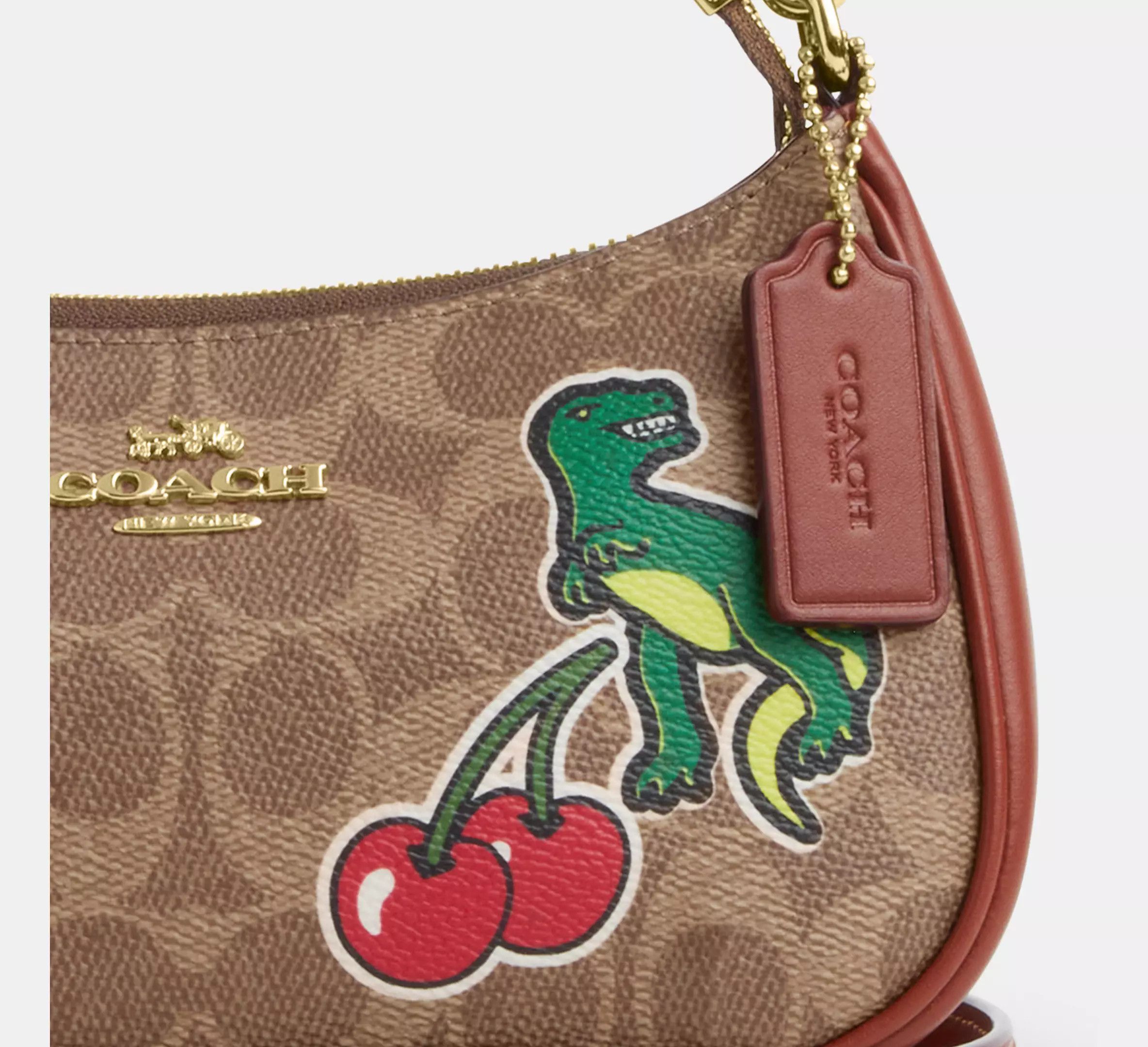 Coach Teri Mini Crossbody Bag In Signature Canvas With Sticker Size ONE SIZE - 13 Thumbnail