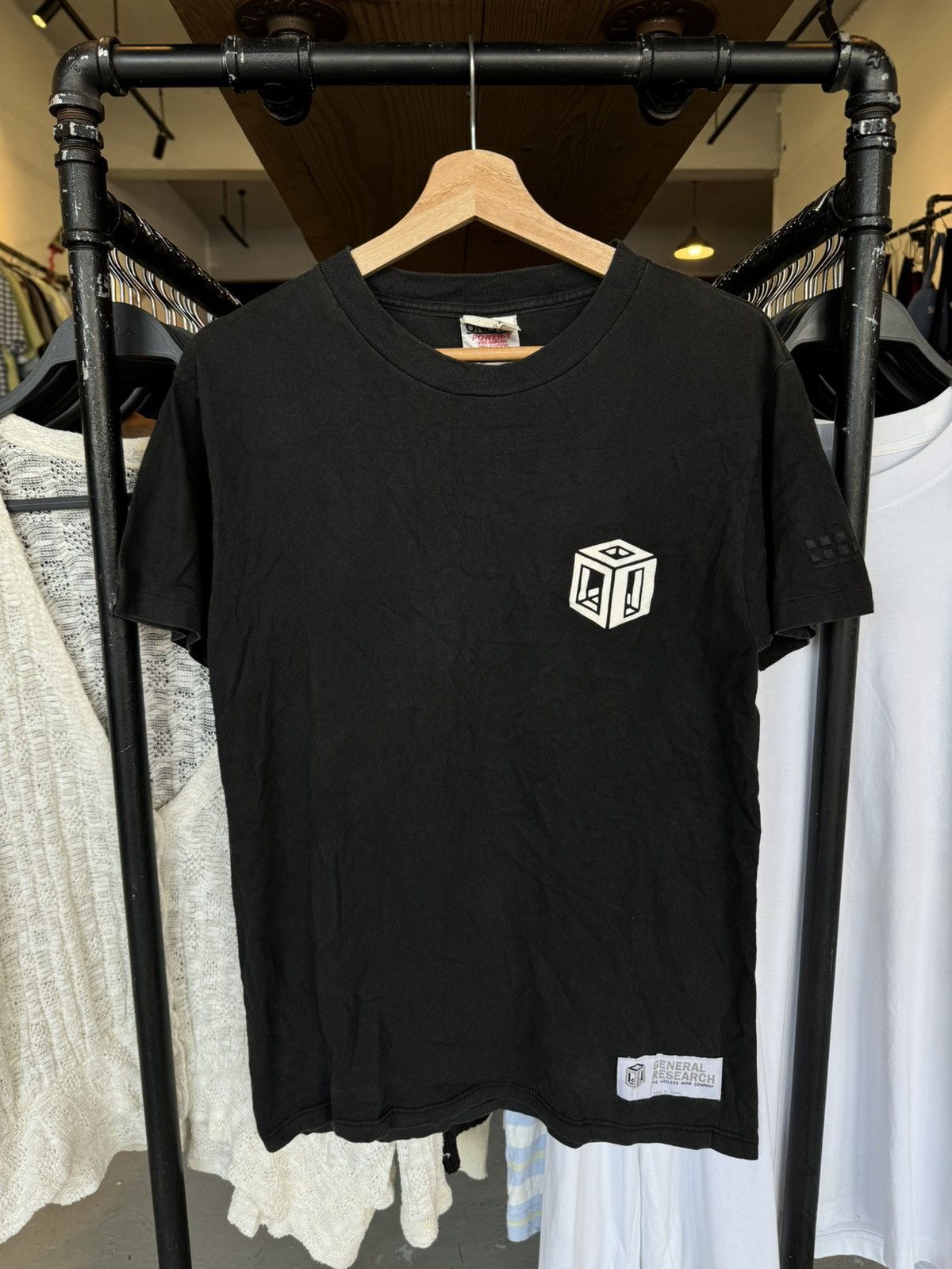 General Research × Japanese Brand × Vintage General Research Cube Skulls Punk Poem Riot Tees Size US S / EU 44-46 / 1 - 1 Thumbnail