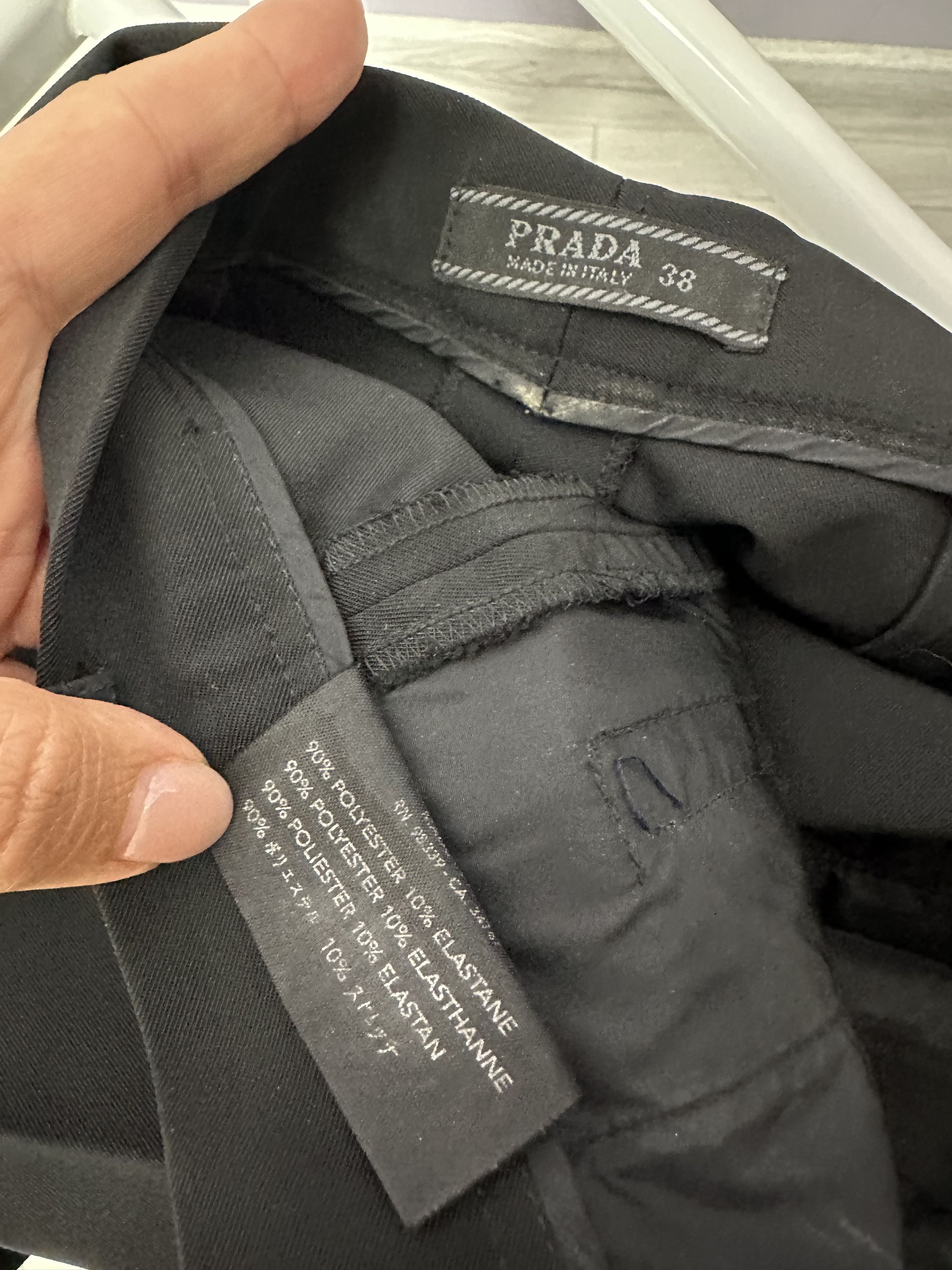 Prada Prada classic black pants Size 27" / US 4 / IT 40 - 6 Thumbnail