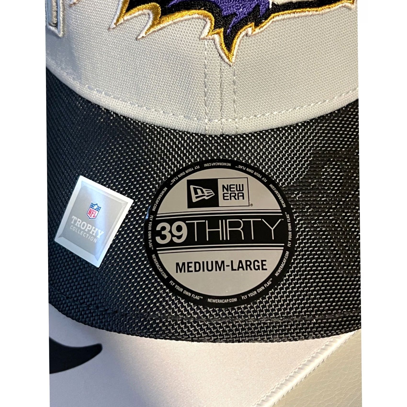New Era New Era Baltimore Ravens Hat Mens M/L Gray Super Bowl XLVII Champions 39THIRTY Size ONE SIZE - 4 Thumbnail