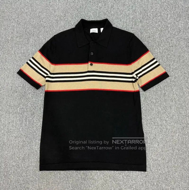 Burberry Burberry Multicolor Cashmere Polo Shirt. Size US M / EU 48-50 / 2 - 1 Thumbnail