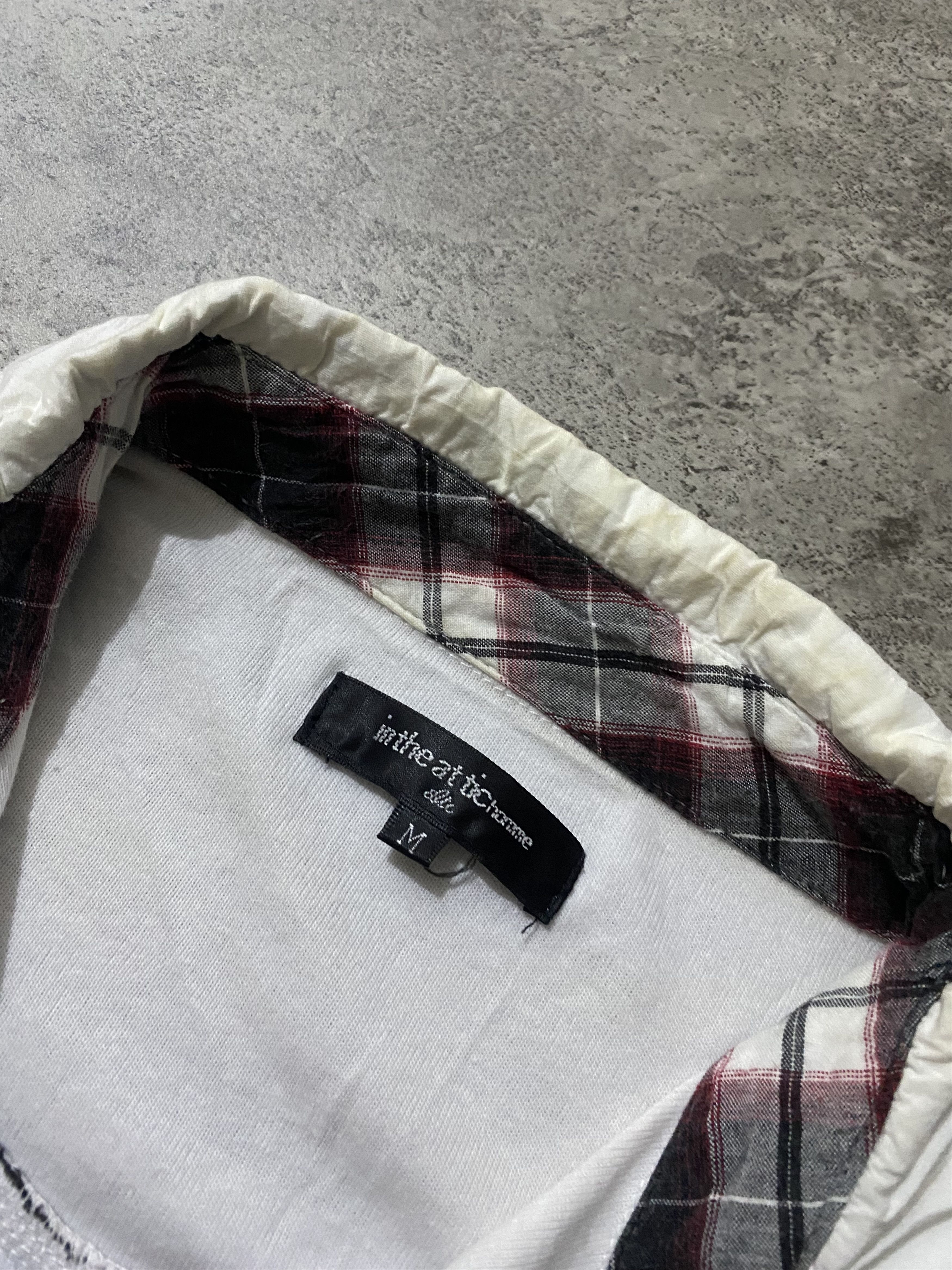 In The Attic INTHEATTIC HOMME DOUBLE LAYER BONDAGE POLO SHIRT Size US M / EU 48-50 / 2 - 9 Thumbnail