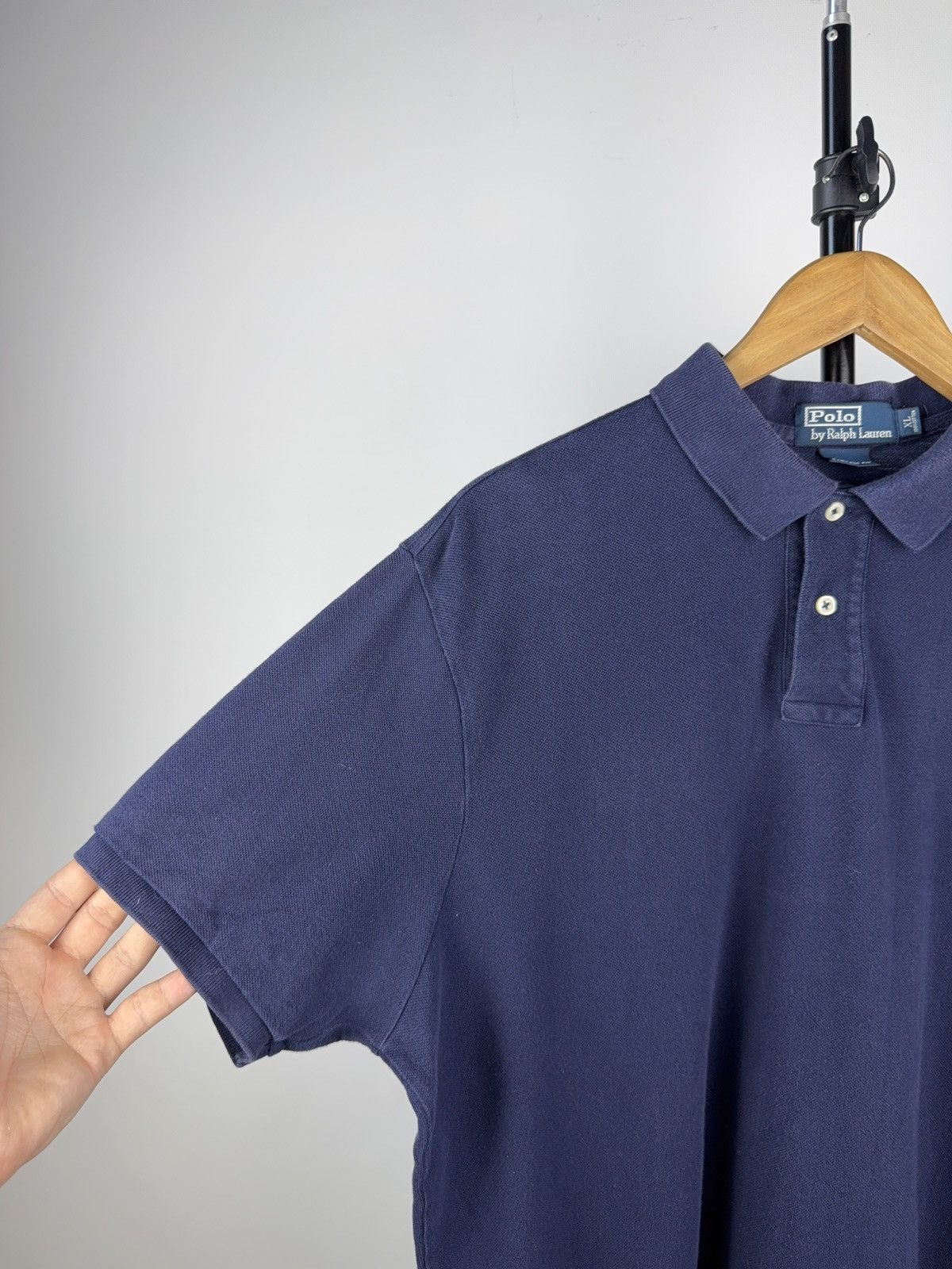 Polo Ralph Lauren Vintage 90s Retro Polo Ralph Lauren Basic Logo Polos Y2K Size US XL / EU 56 / 4 - 4 Thumbnail