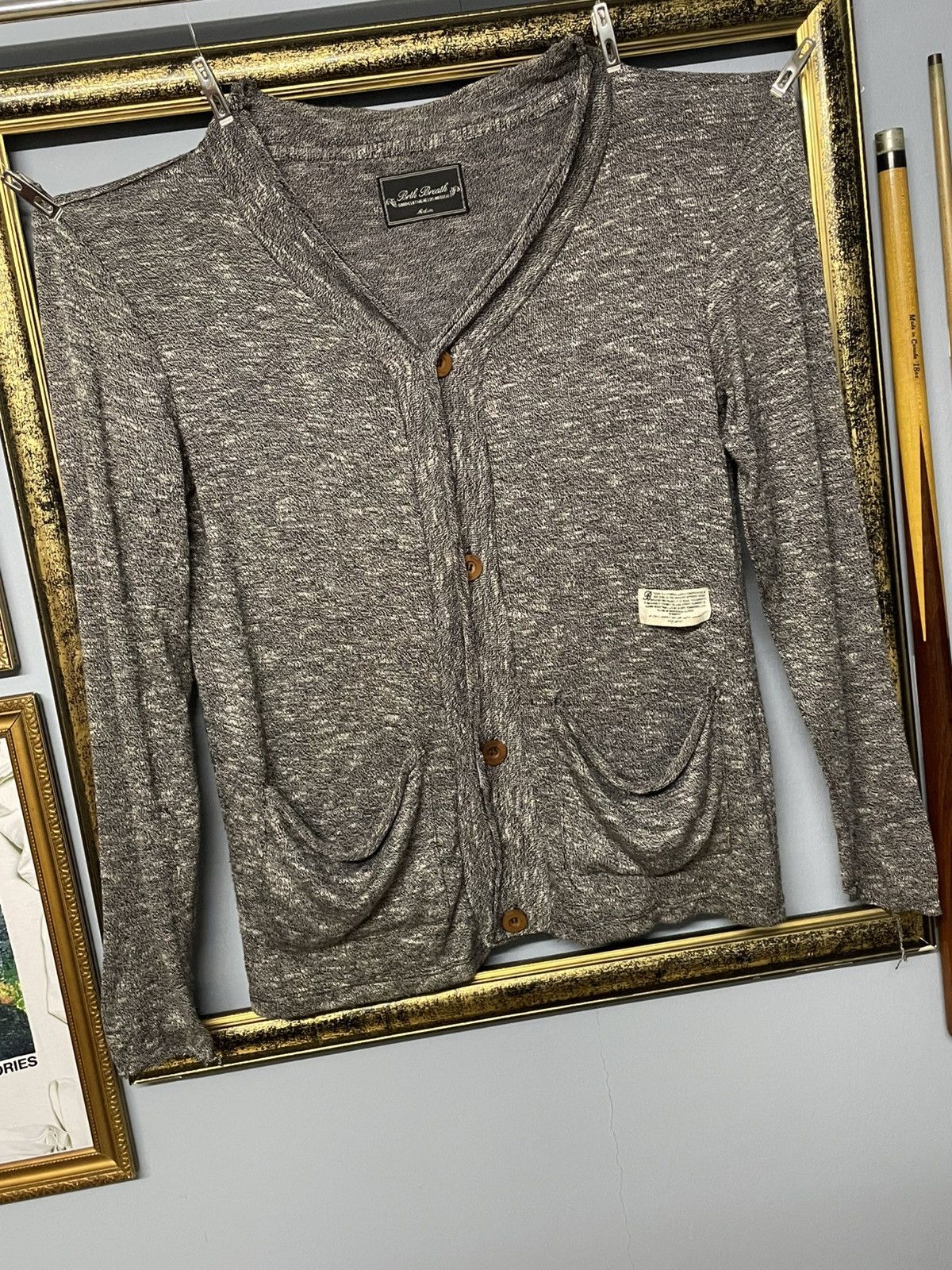 Designer × Japanese Brand × Vintage Vintage Japan Designer Brth Breath Distressed Punk Cardigan Size US M / EU 48-50 / 2 - 2 Thumbnail
