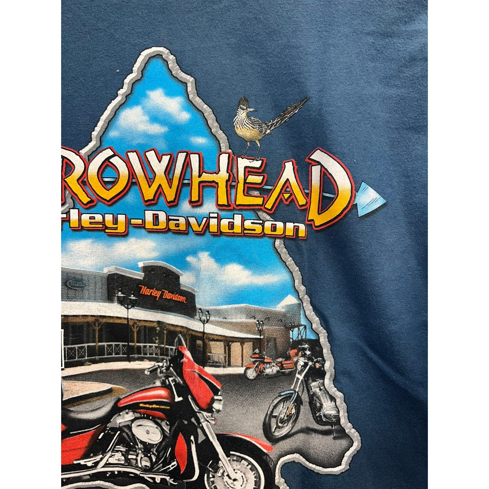 Harley Davidson Vintage Harley Davidson Arrowhead Shirt Peoria Tee 2004 VTG Size US XL / EU 56 / 4 - 9 Thumbnail