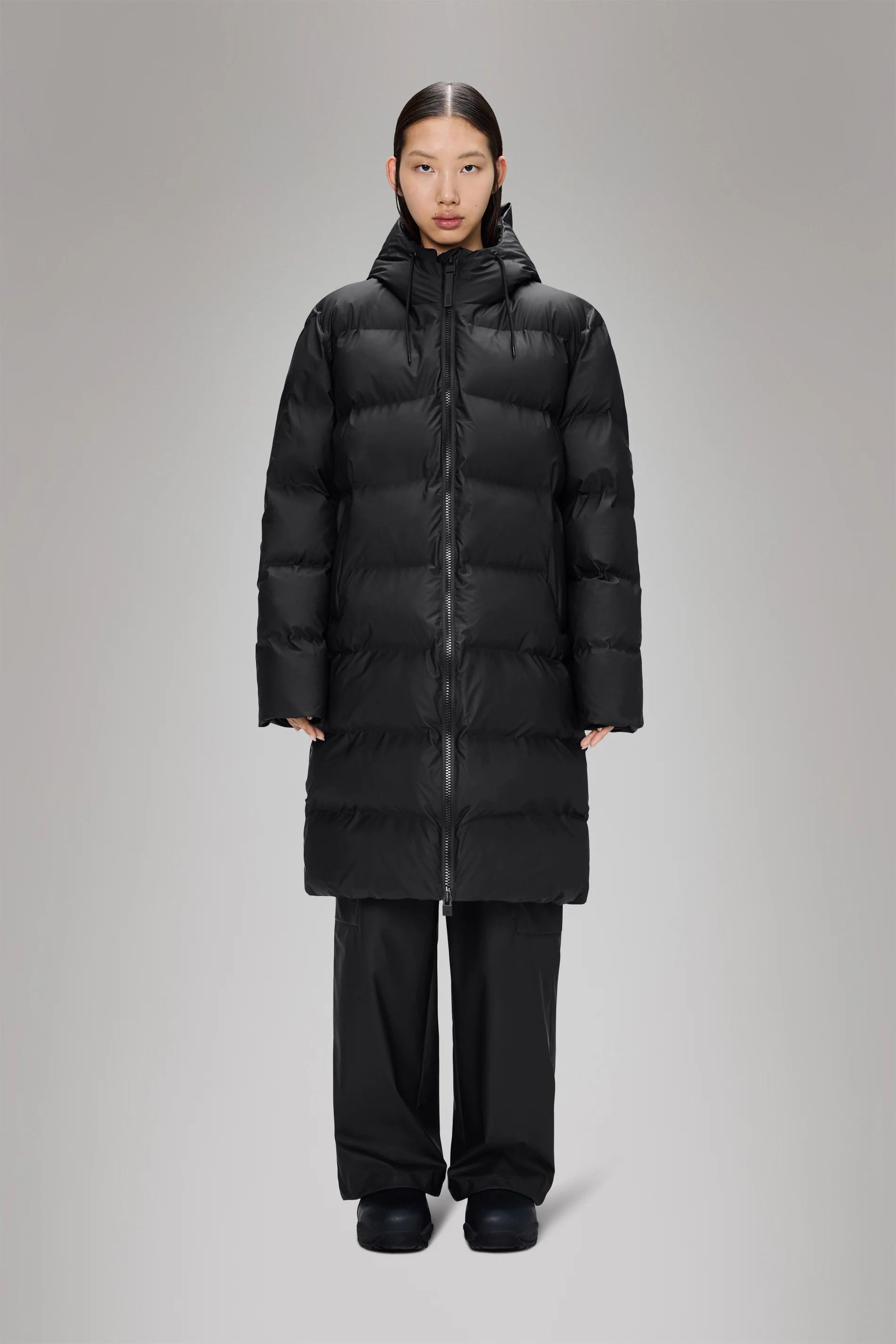 Rains Rains Alta Longer Puffer Down Jacket Size M / US 6-8 / IT 42-44 - 1 Thumbnail