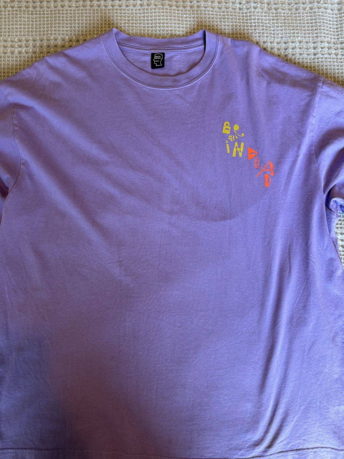 Brain Dead Braindead crewneck tee - XL - Lavender Size US XL / EU 56 / 4 - 1 Thumbnail