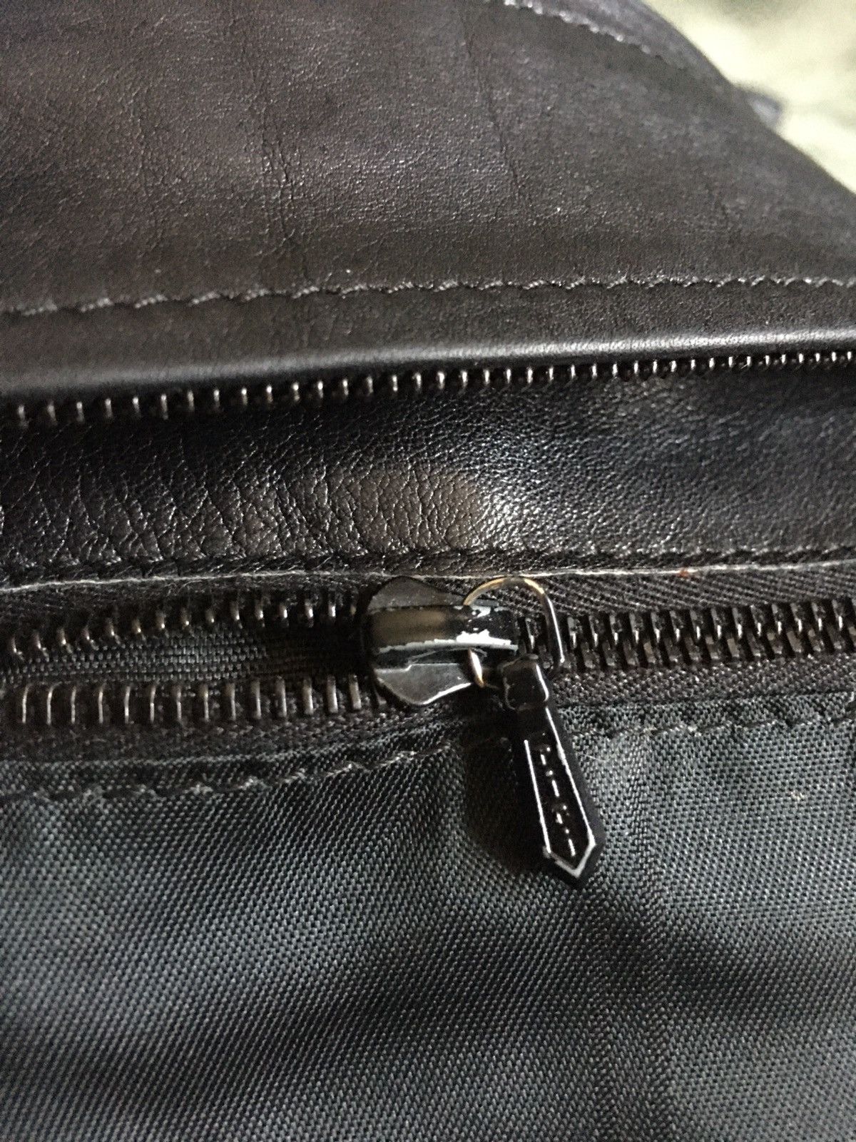 Vintage Benno Camenzind Vintage Black Leather Crossbody Shoulder Bag Size ONE SIZE - 10 Thumbnail