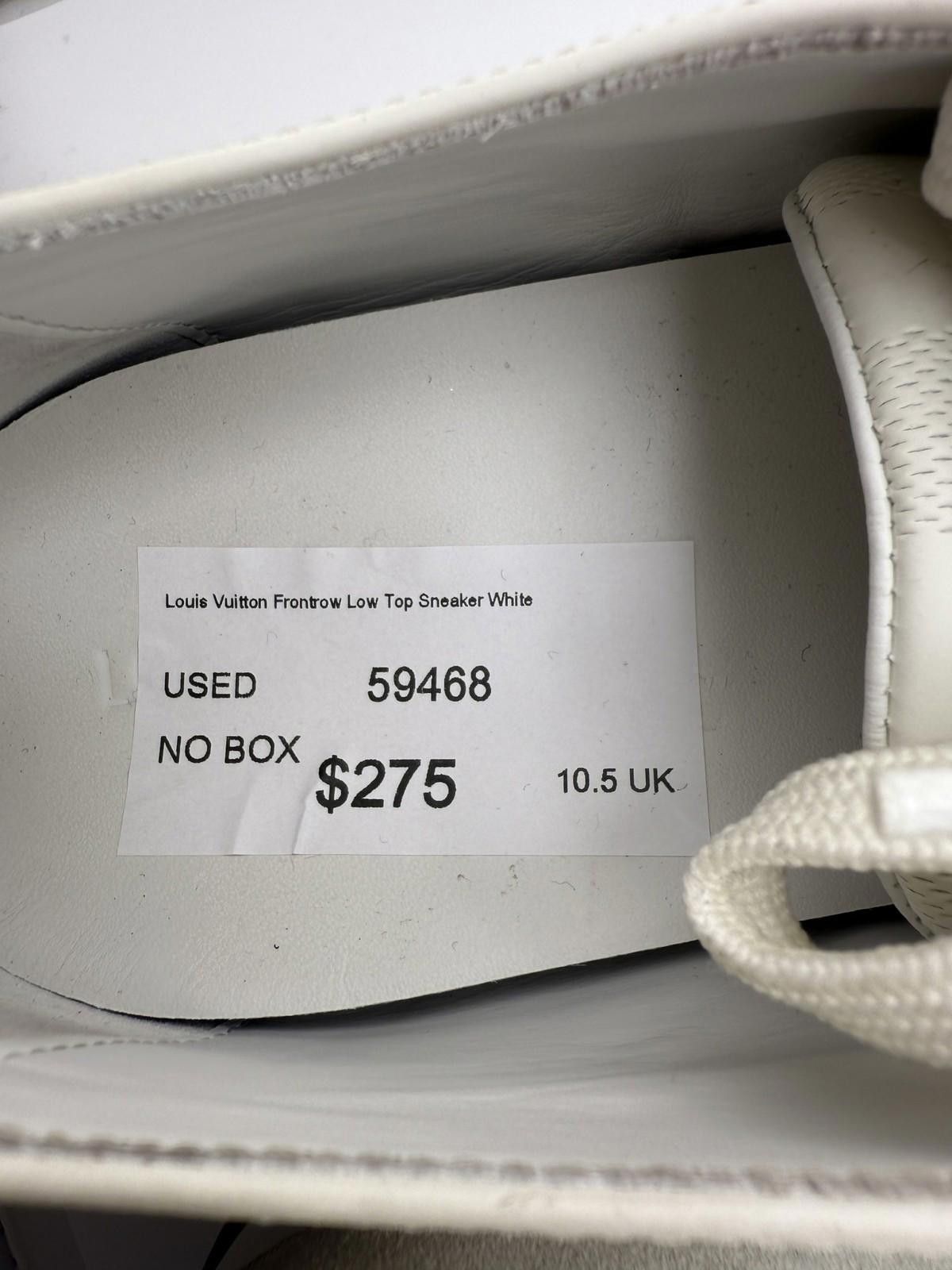 Louis Vuitton Louis Vuitton Frontrow Low Top Sneaker White Size US 11.5 / EU 44-45 - 6 Thumbnail