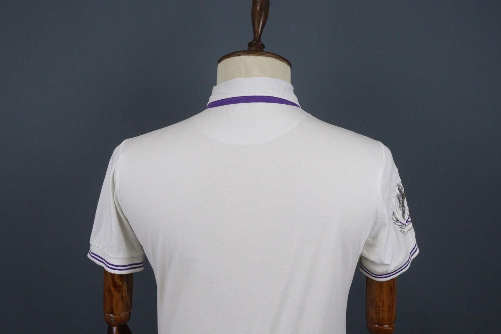 La Martina La Martina White #3 Big Logo Short Sleeve Polo Shirt Size M Size US M / EU 48-50 / 2 - 12 Thumbnail