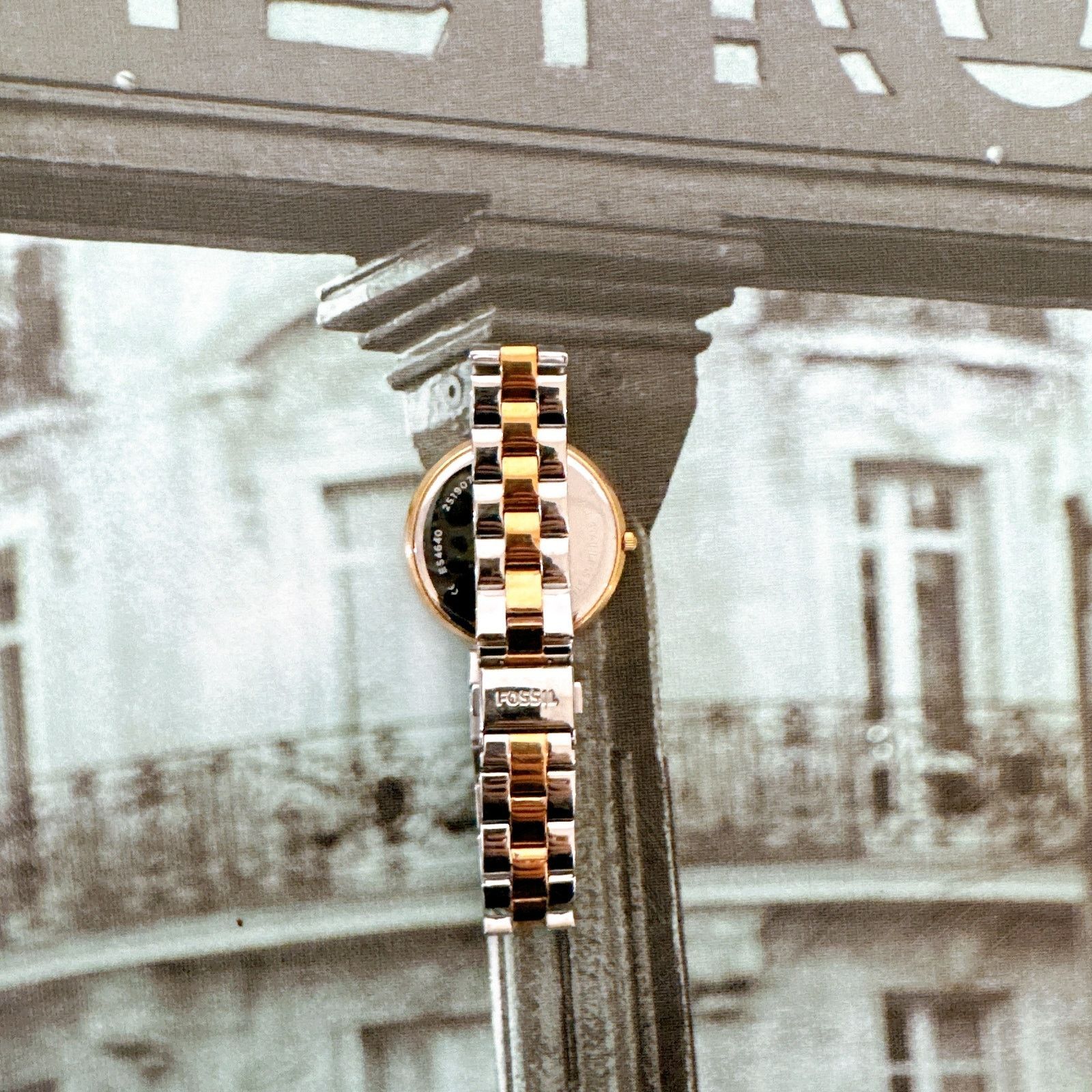 Fossil Fossil ES4640 Womens Madeline Two-Tone Stainless Steel Watch Size ONE SIZE - 6 Thumbnail