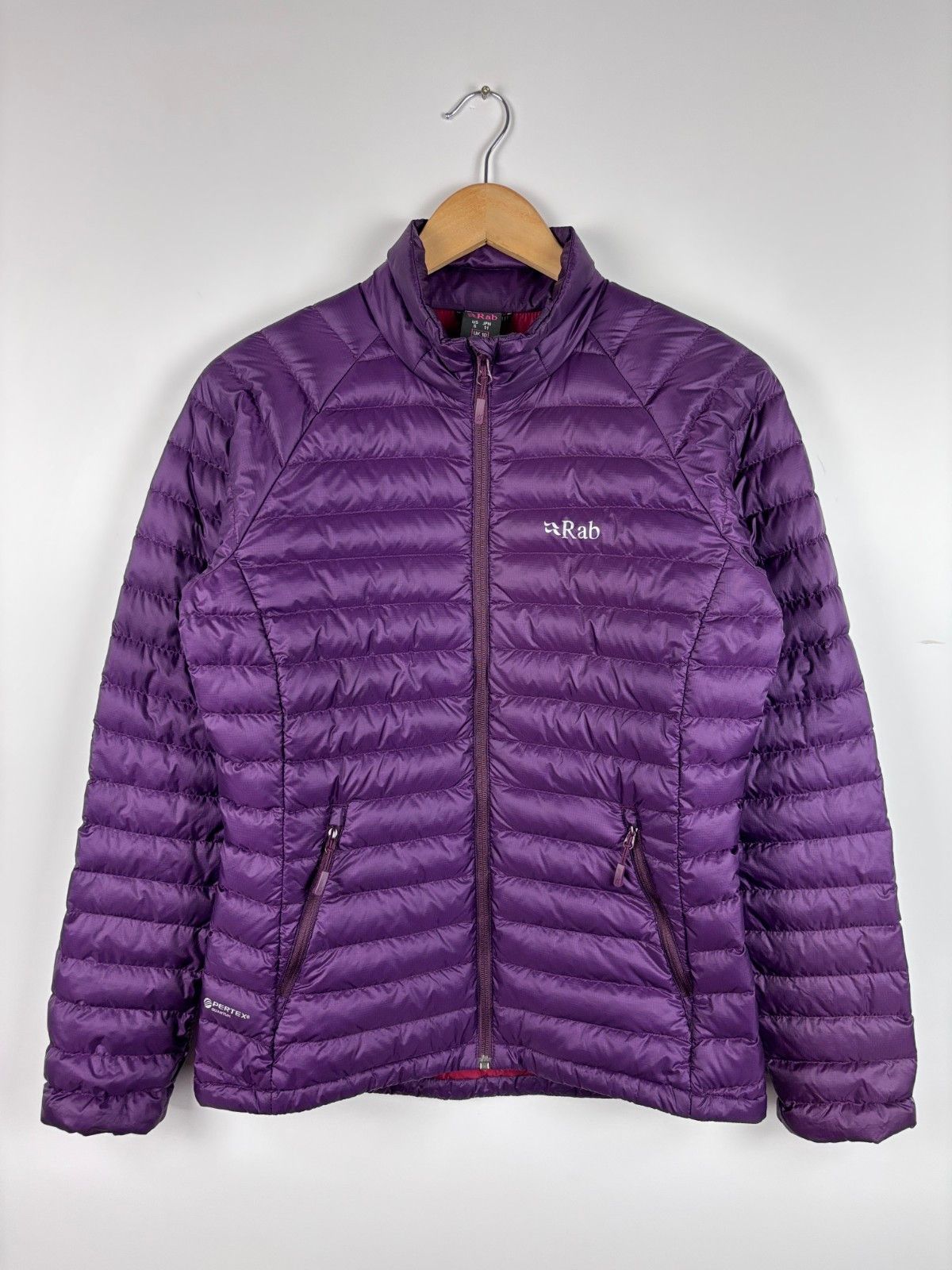 Rab Rab Nikwax Hydrophobic Quilted Down Jacket Purple Size US S Size S / US 4 / IT 40 - 1 Thumbnail