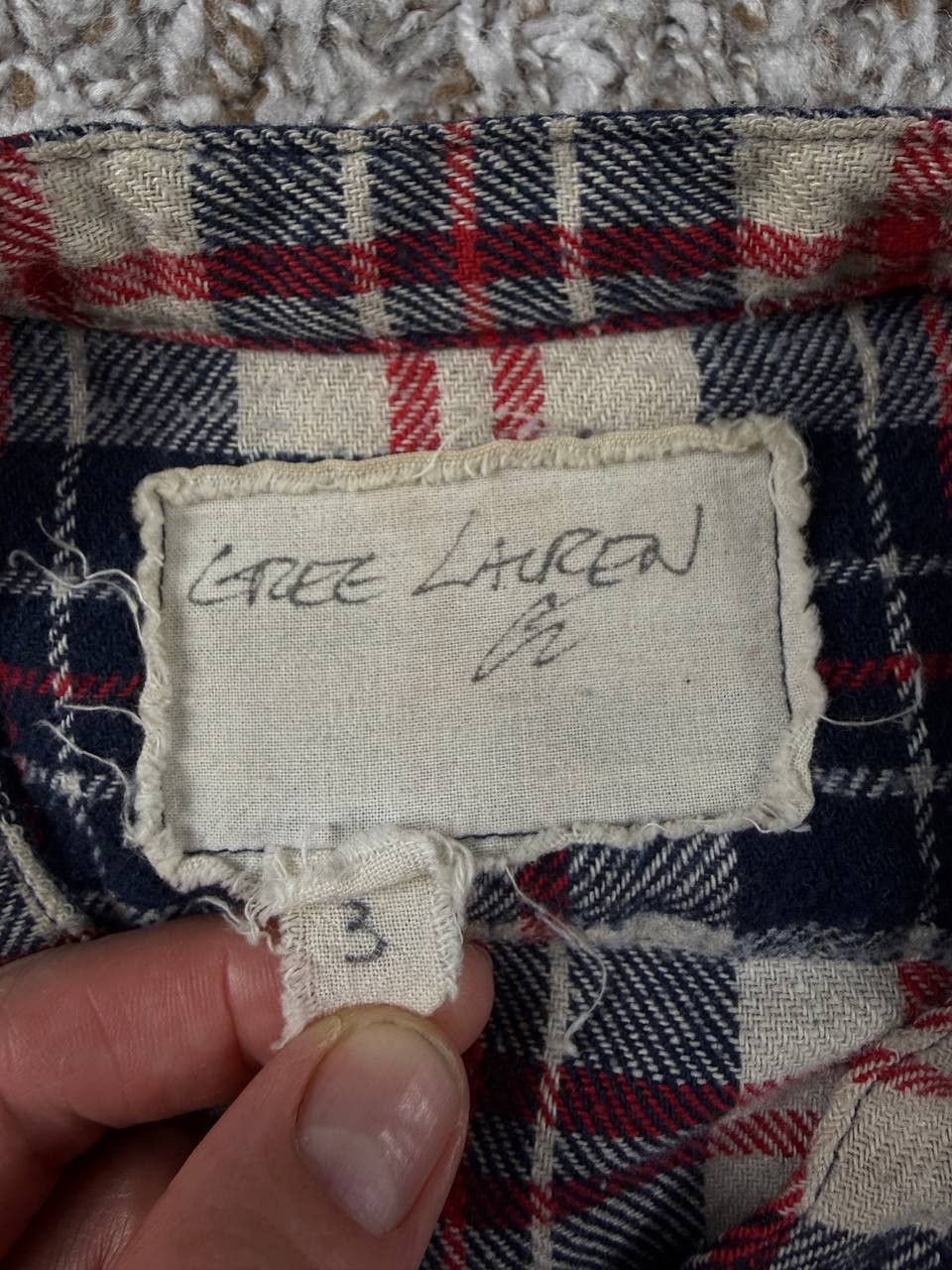 Greg Lauren Greg Lauren Flannel Plaid Shirt Long Sleeve Size US L / EU 52-54 / 3 - 10 Thumbnail