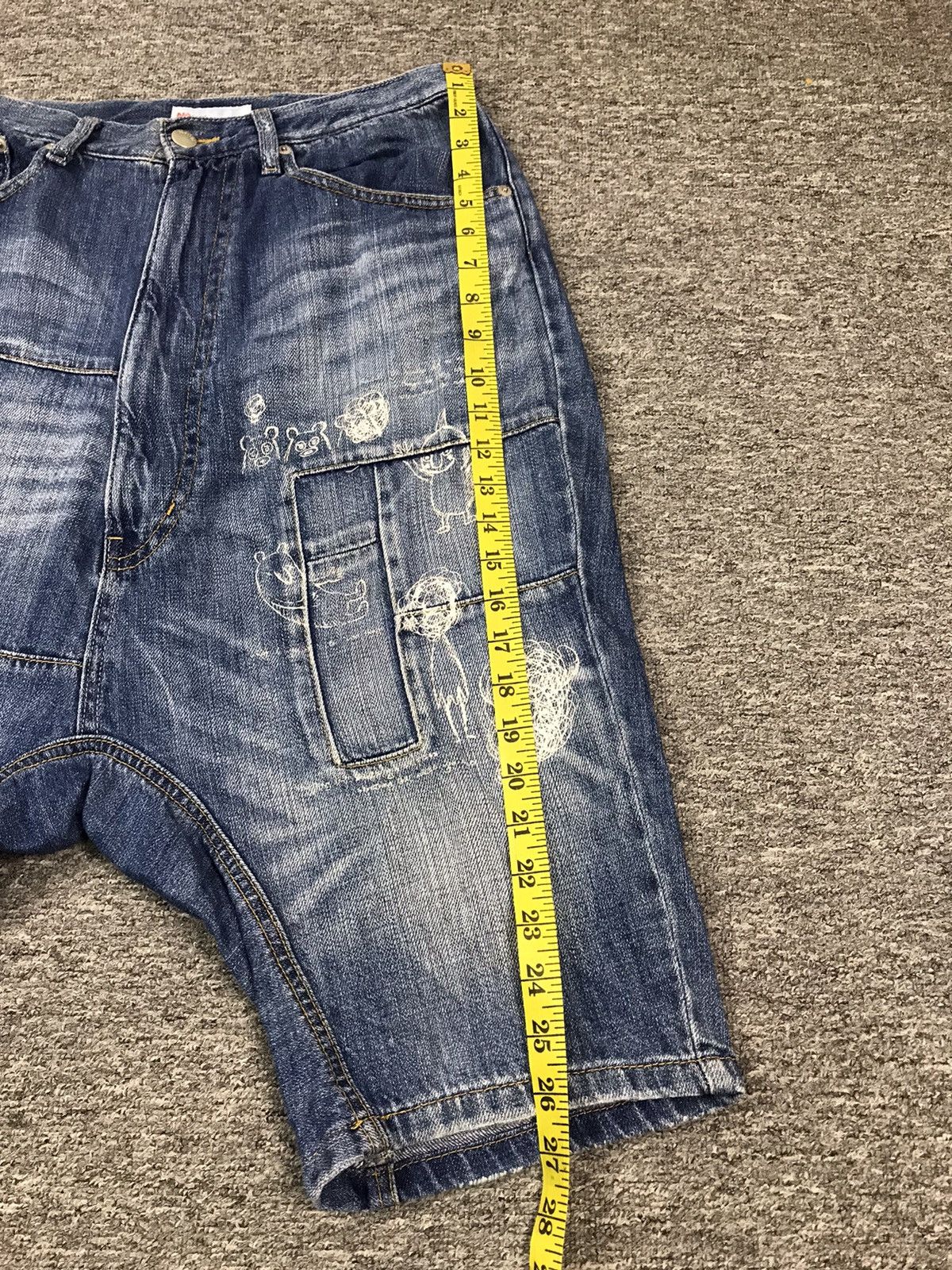 Issey Miyake × Japanese Brand × Ne-Net Ne-net denim sarouel pants Size US 32 / EU 48 - 9 Thumbnail